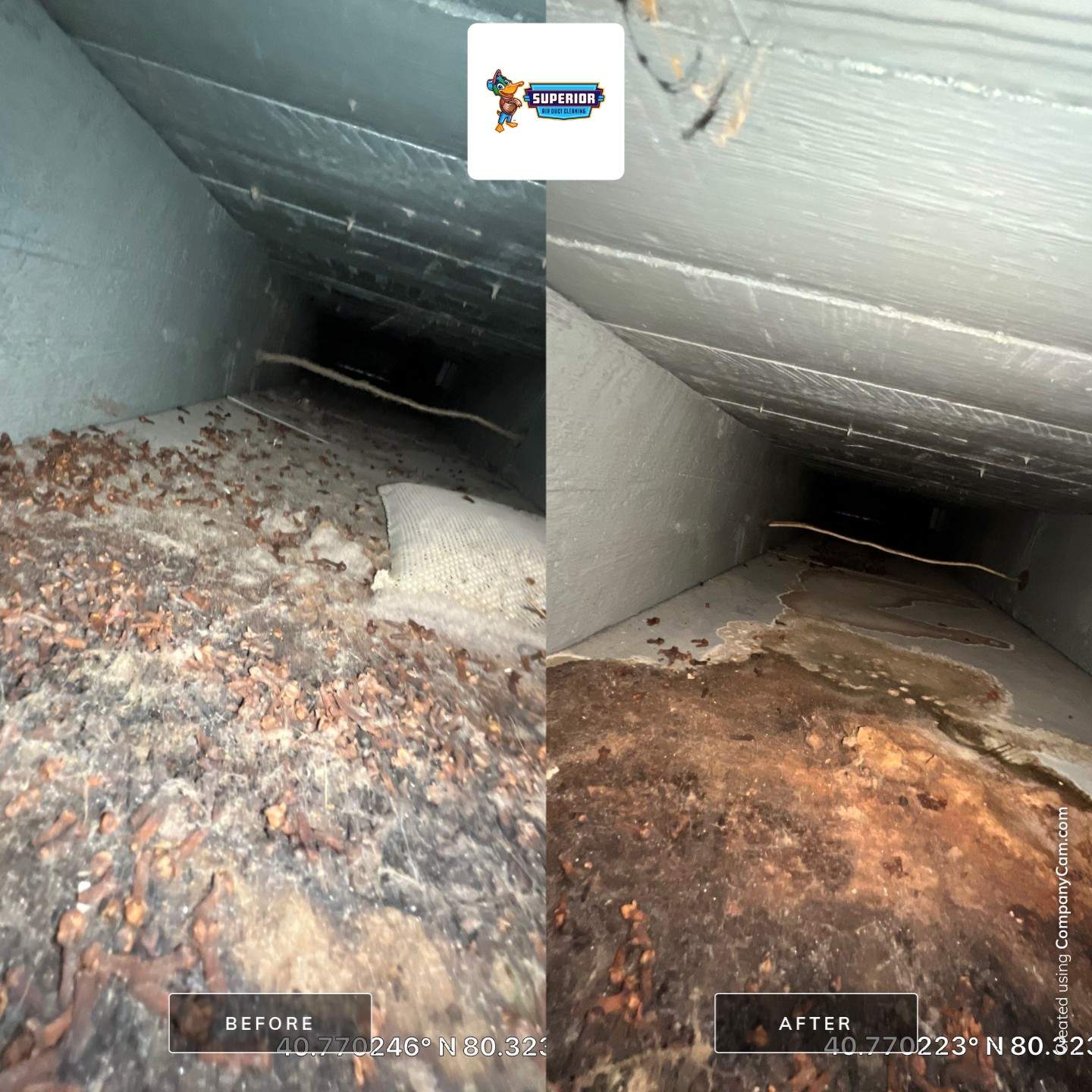 Air Duct Cleaning With a Vacuum Truck in Beaver Falls, PA by Superior Air Duct Cleaning