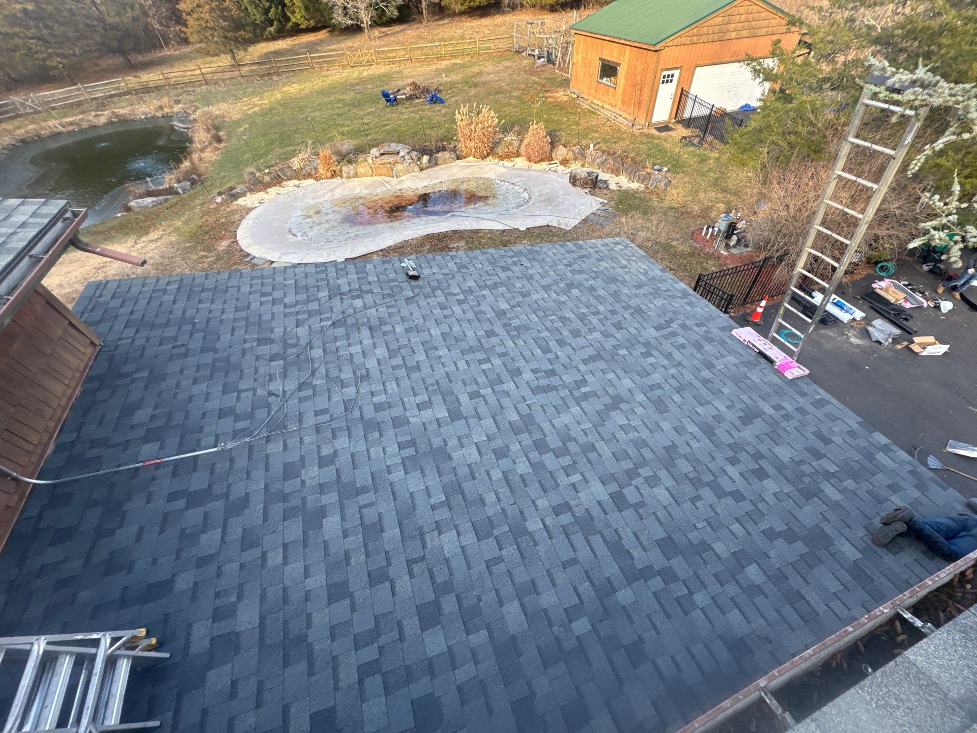 Oxford Gray Shingles by Reimagine Roofing