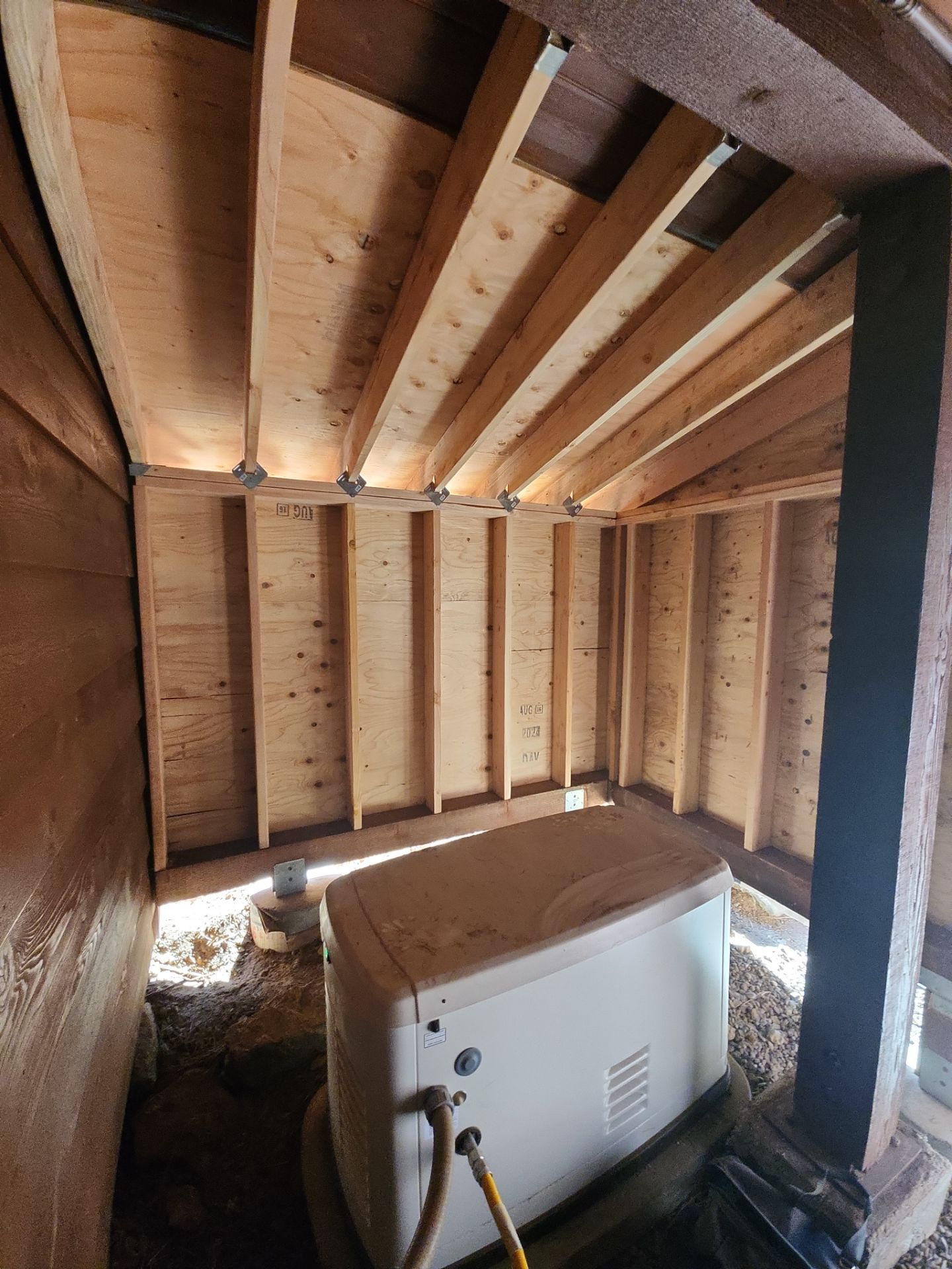 Water Damage Remediation and Generator Shed by The Tahoe Tradesman