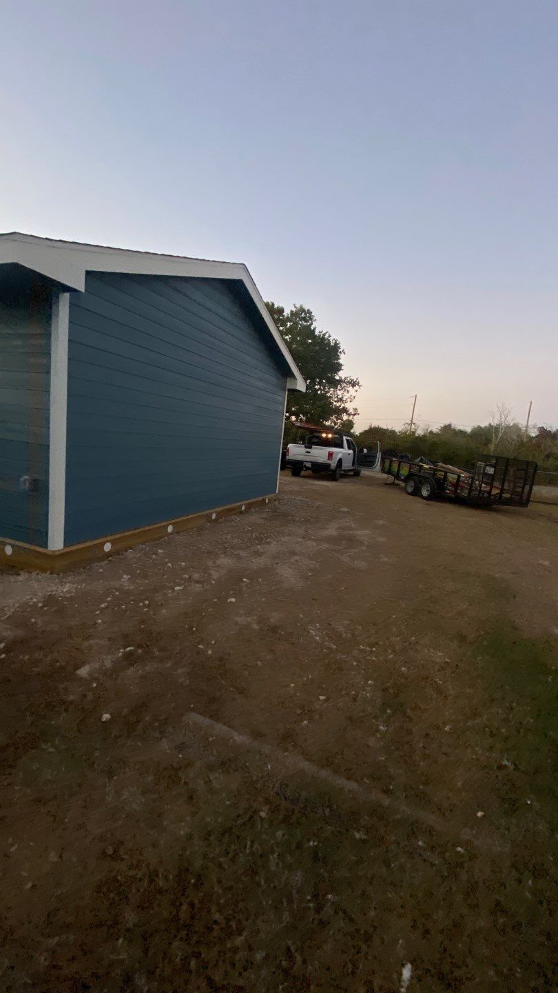 Customized Cabin by Bayfront Roofing and Construction