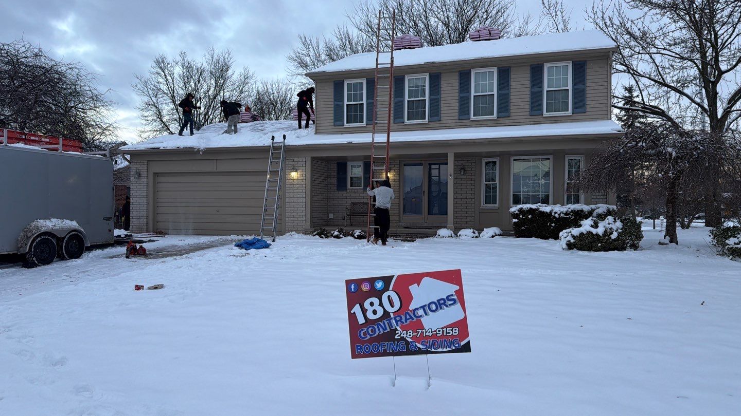Roof Replacement using Owens Corning Driftwood by 180 Contractors