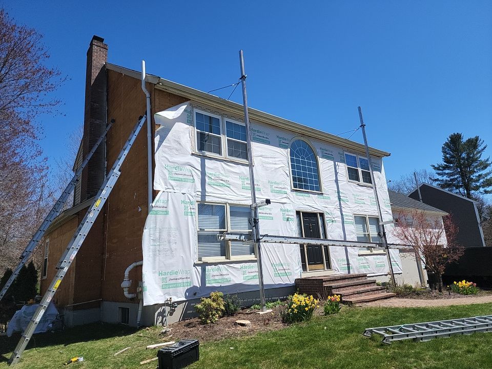 Siding Installation using James Hardie by UBrothers Construction