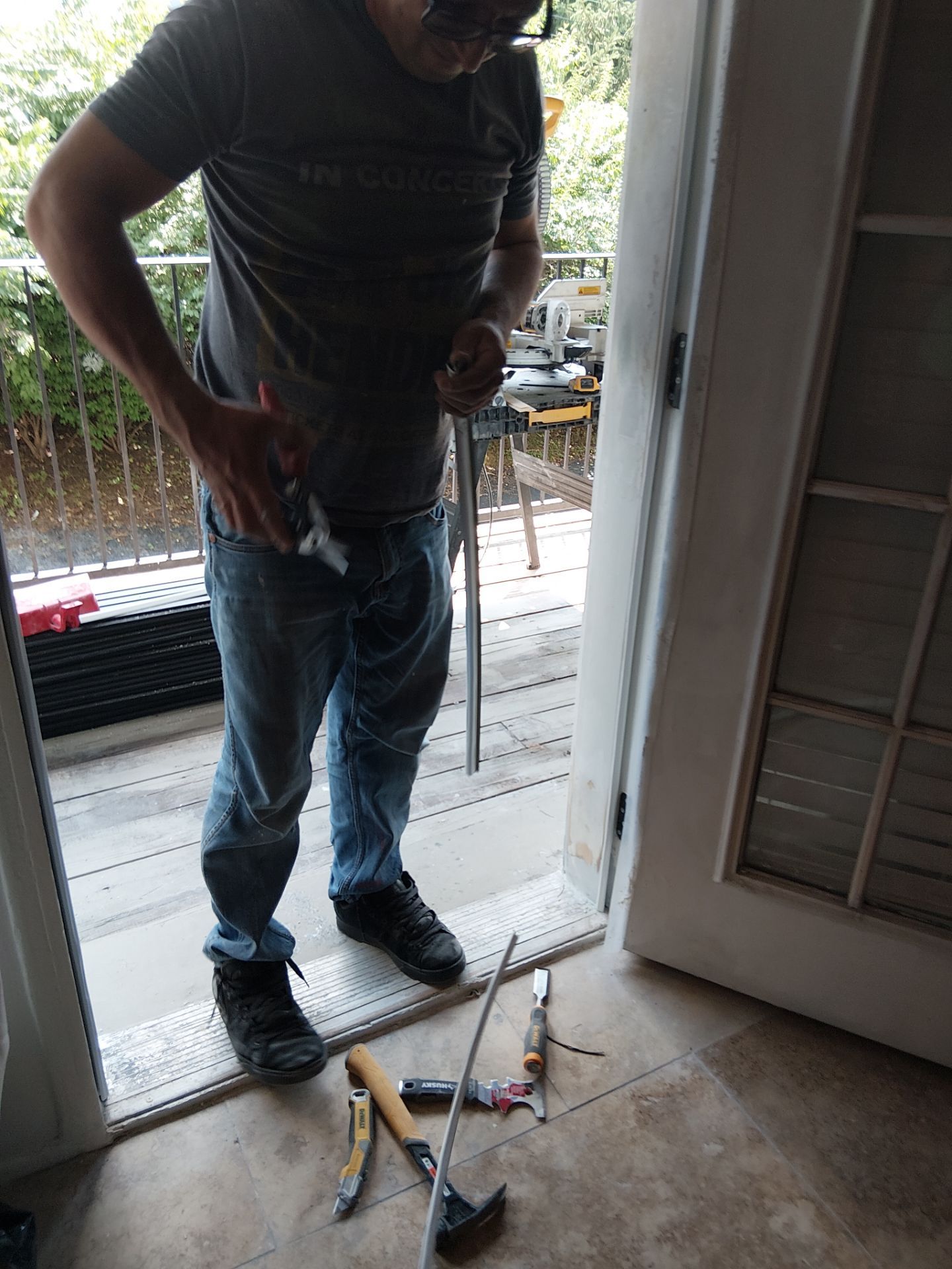 Kitchen Refresh and Hardwood Floor Restoration in Clayton by Legendary Services Company LLC.