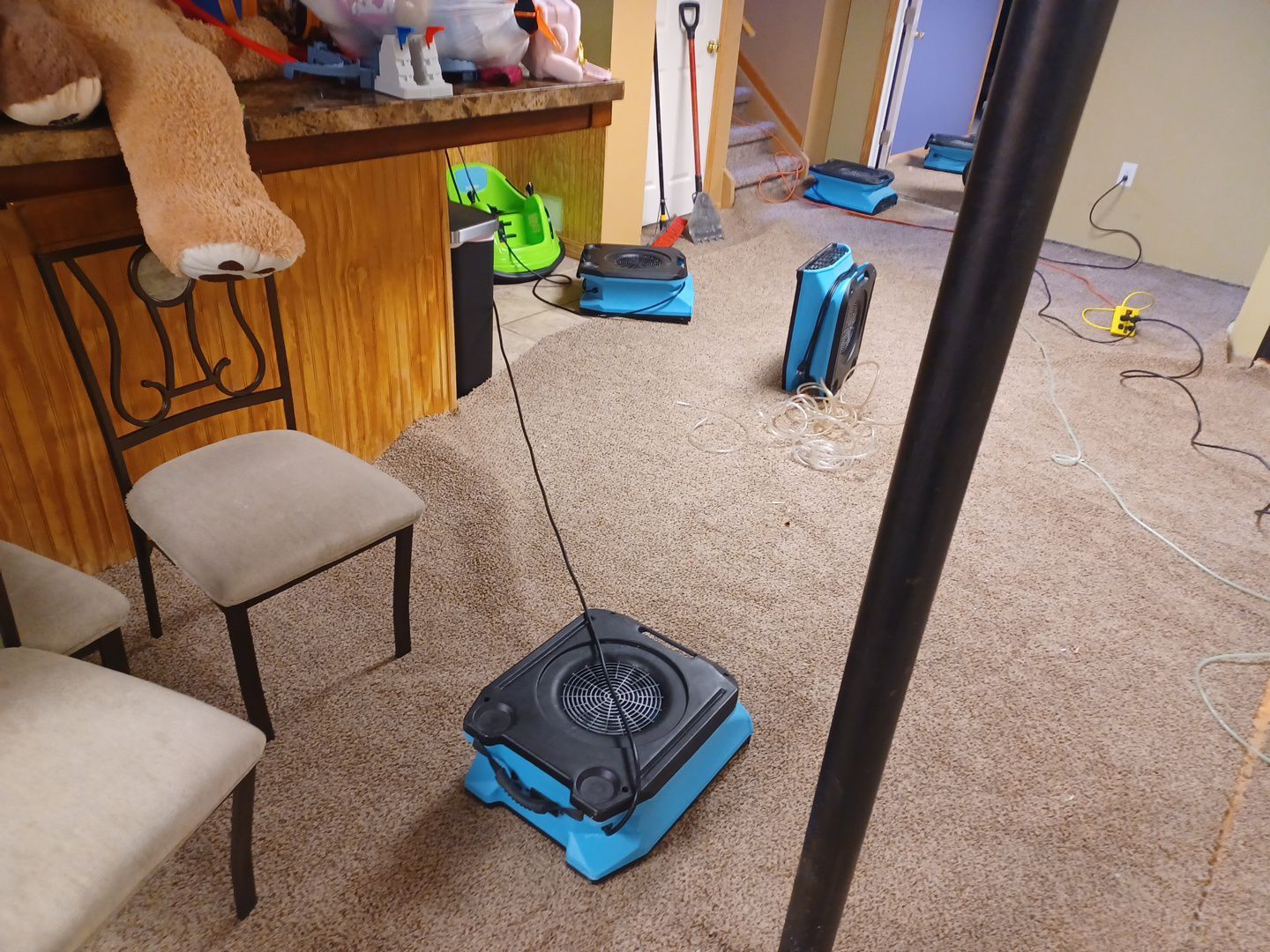 Project in Macomb by EzDry Water Mitigation & Property Restoration