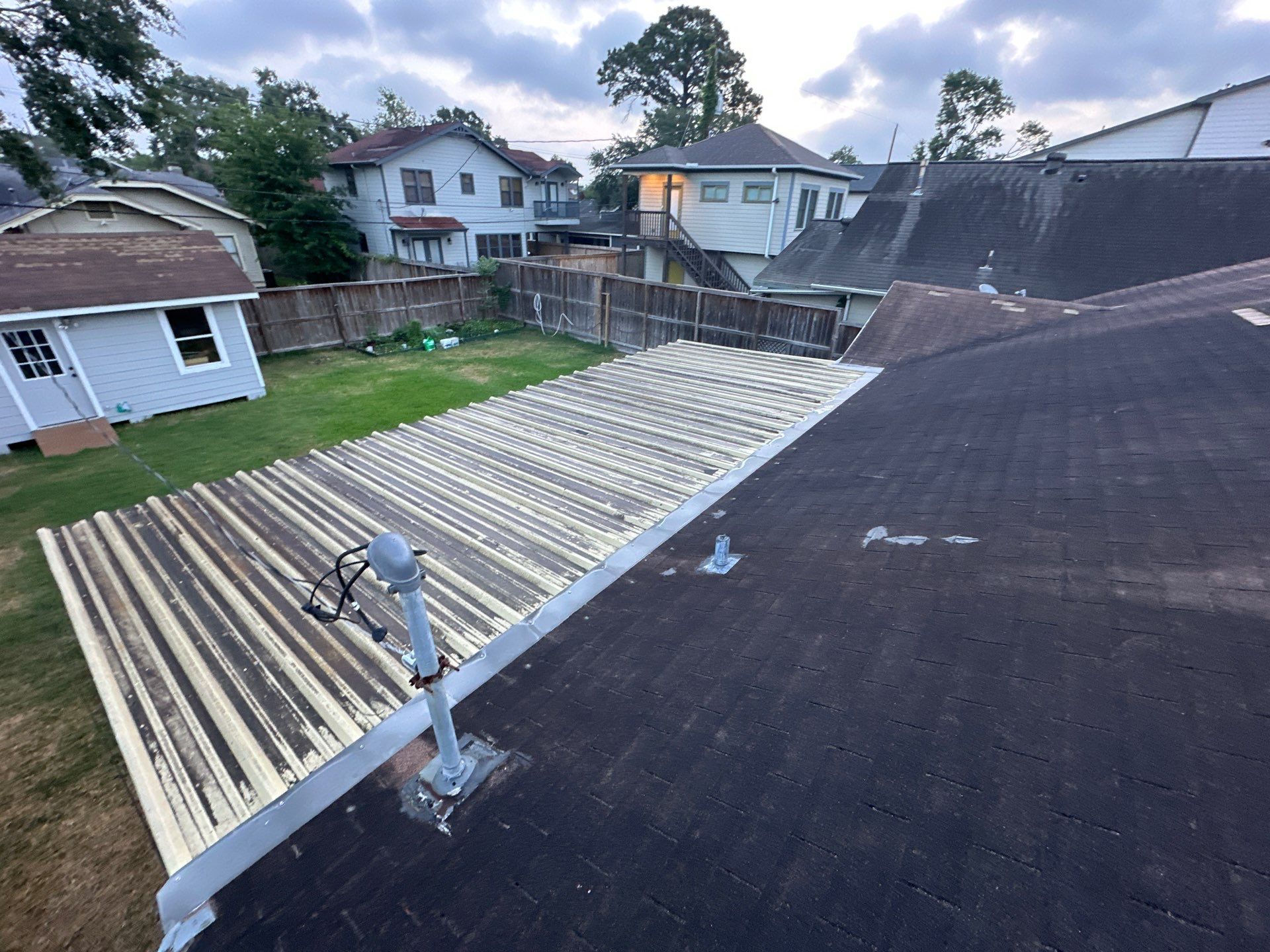 Project in Houston by Motion Roofing