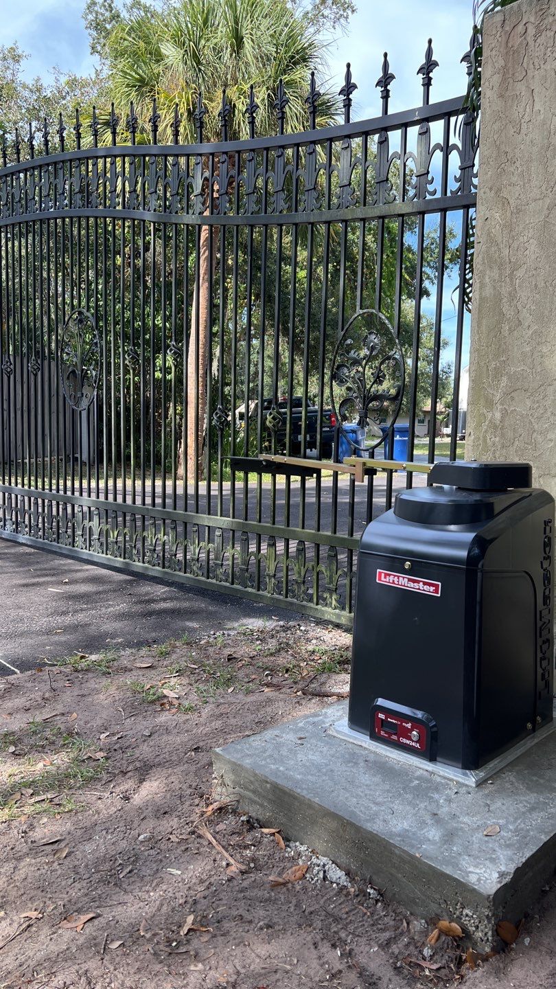 Bradenton, FL Gate Operator Installation using Liftmaster Gate Operator by Asap fence and gates, LLC