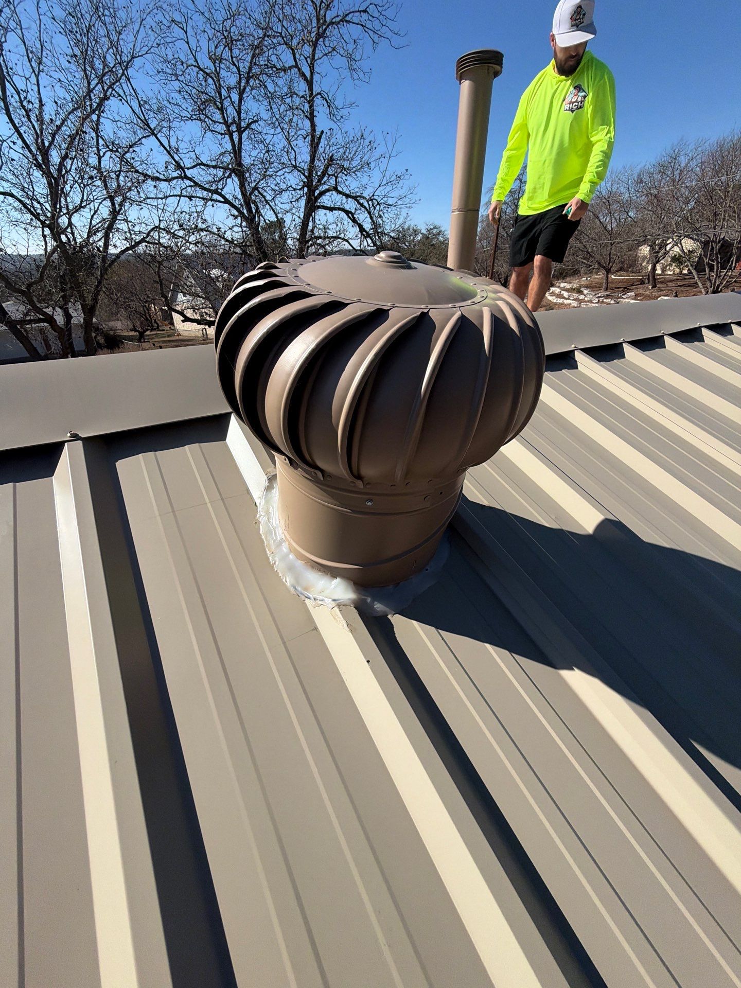 Residential Metal Roof Replacement and Custom Fascia Repair in Kerrville by Rich the Roofer LLC