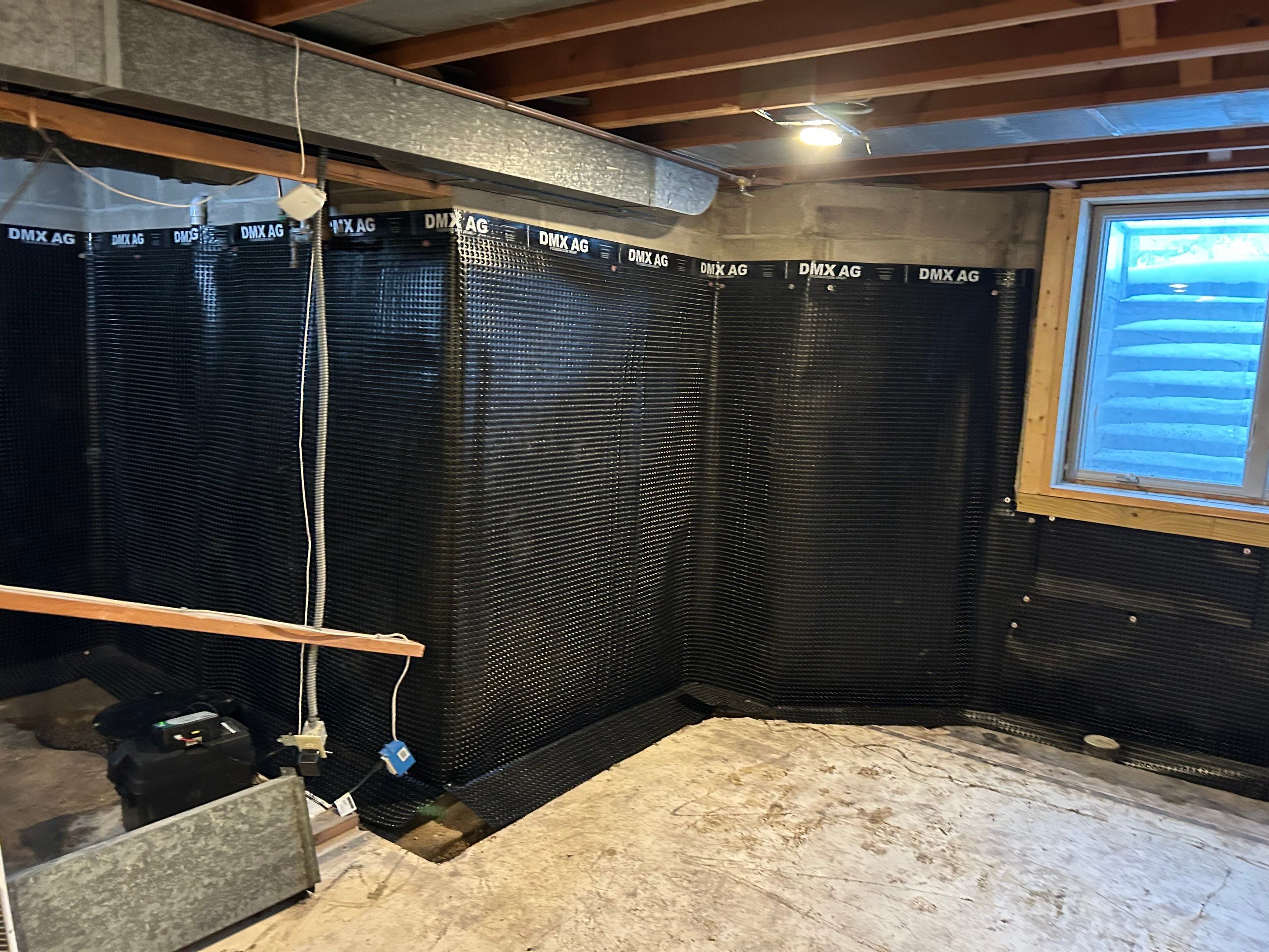 Drain tile for a General Contractor Partner by Waterproofing Northeast