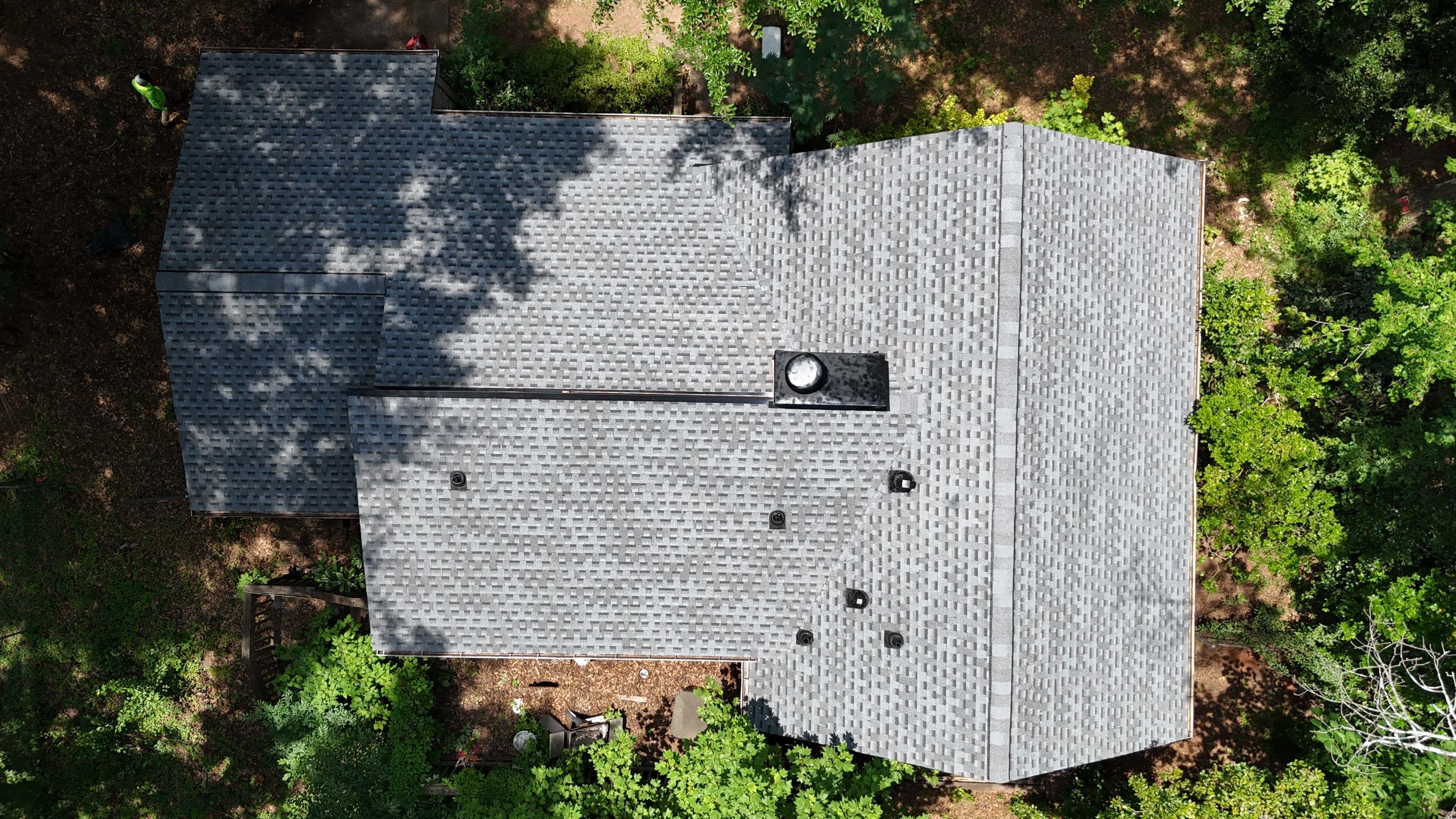 Roswell, GA Roof Replacement GAF Timberline HDZ Pewter Gray by Reset Roofing