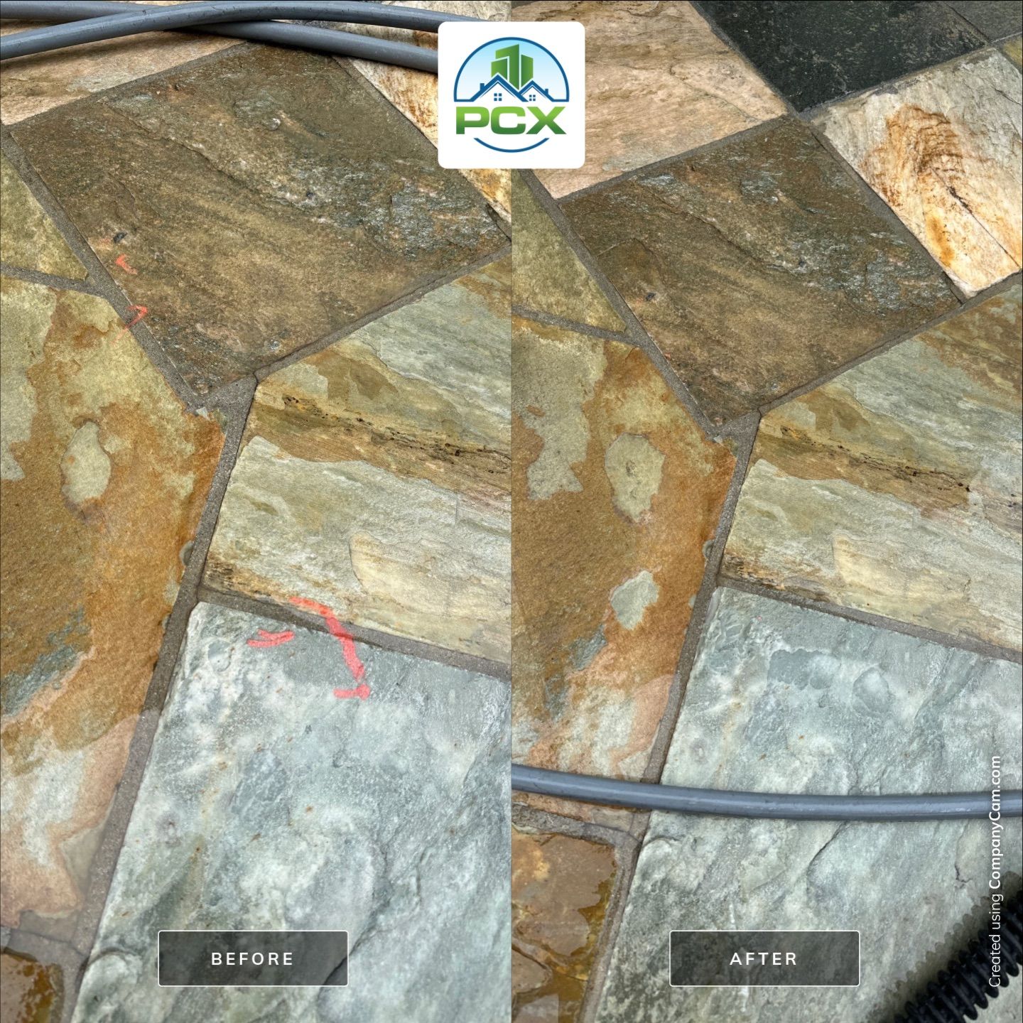 No chemical pressure wash by Property Cleaning Experts, LLC