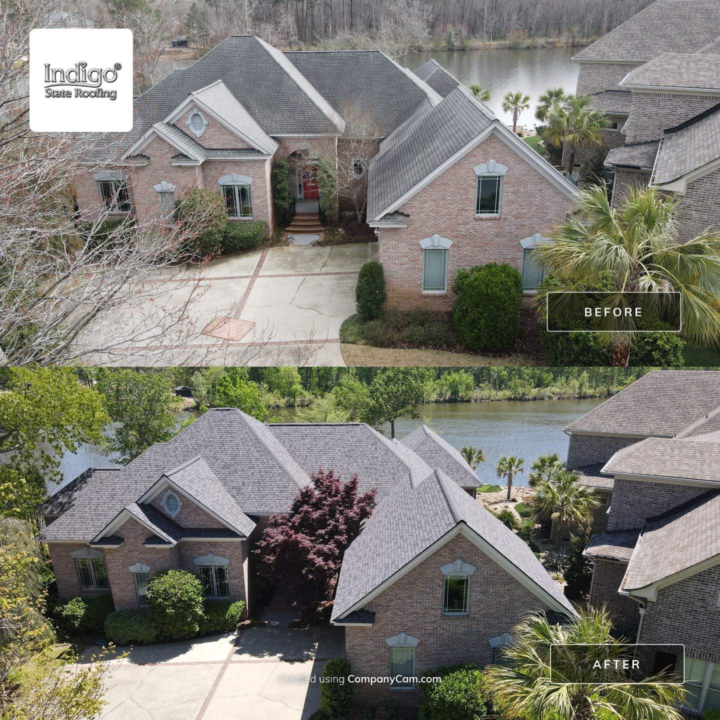 Residential Roofing Installation using Owens Corning Duration Midnight Plum by Indigo State Roofing