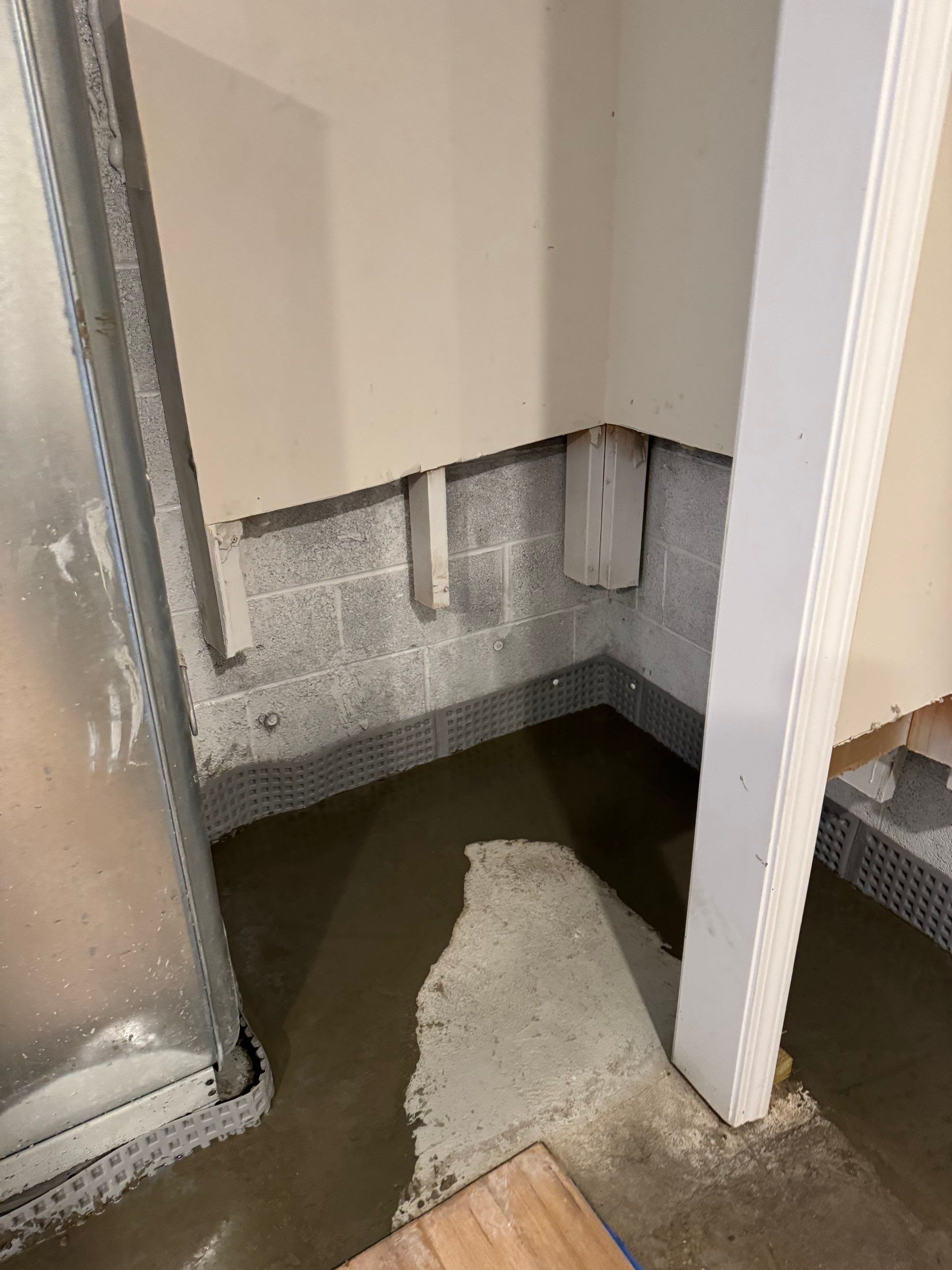 Interior French Drain & Wall Vapor Barrier Boonton NJ by Pure Service Pro, LLC 