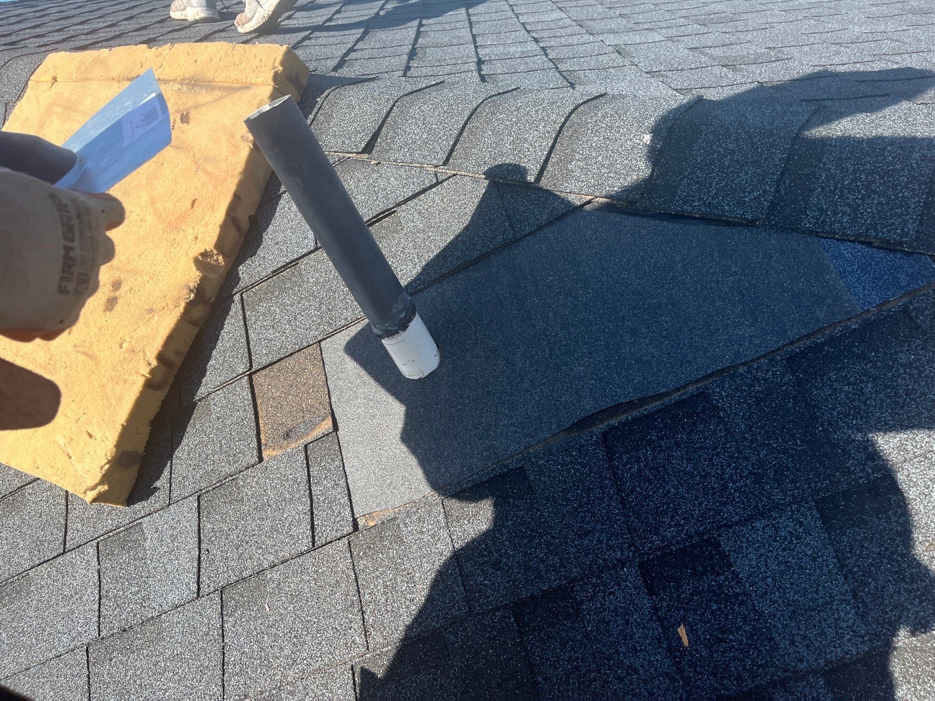 Hail Damage using Owen's Corning Duration (Lifetime) Shingles by Roof Repair Company