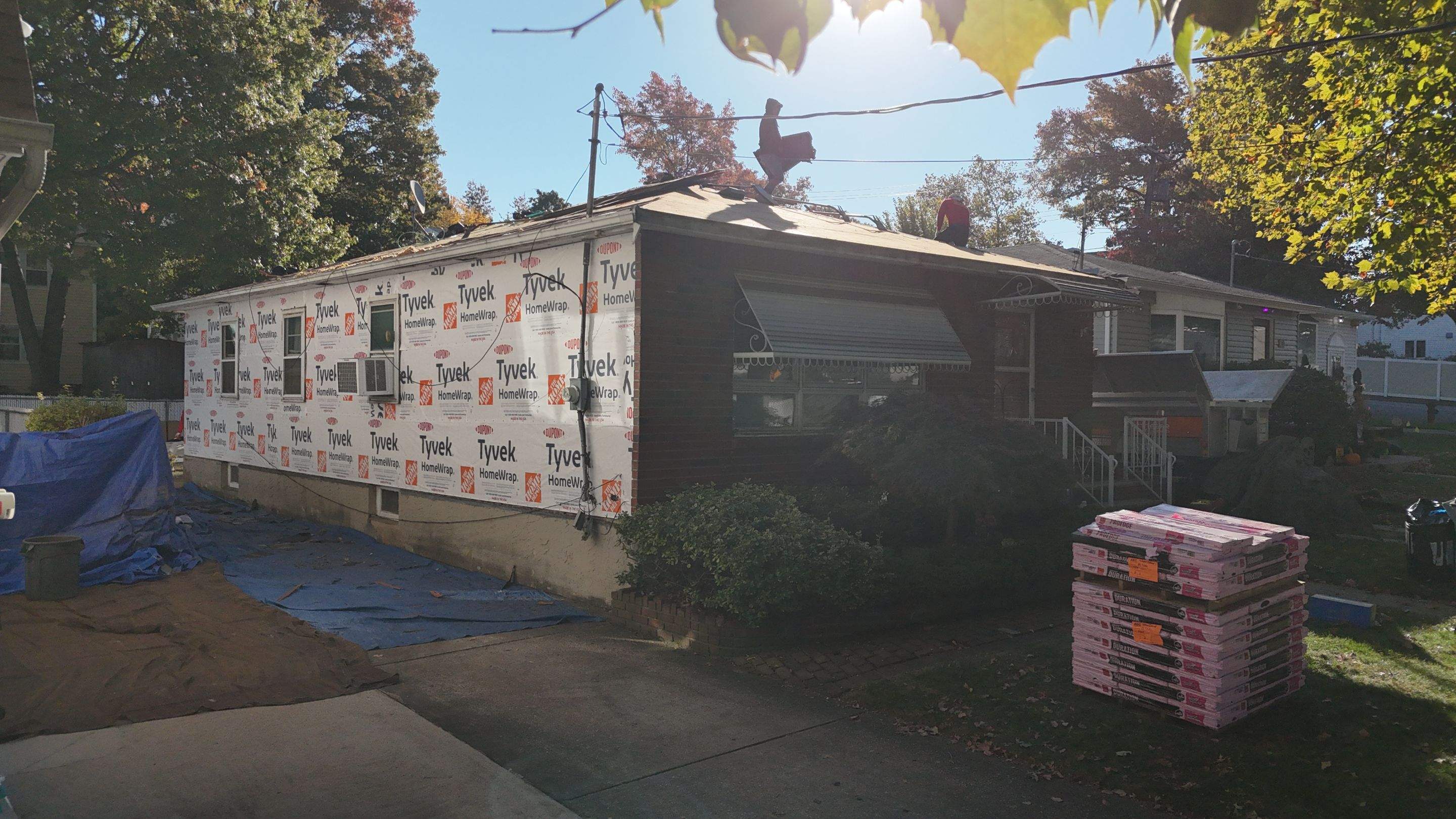 Full Exterior Remodel Project in Staten Island, NY. by All State Home Improvement Inc.