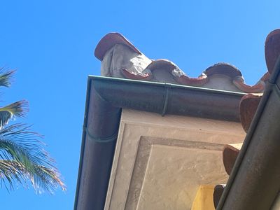 Copper Half-Round Gutters in Boca Grande FL