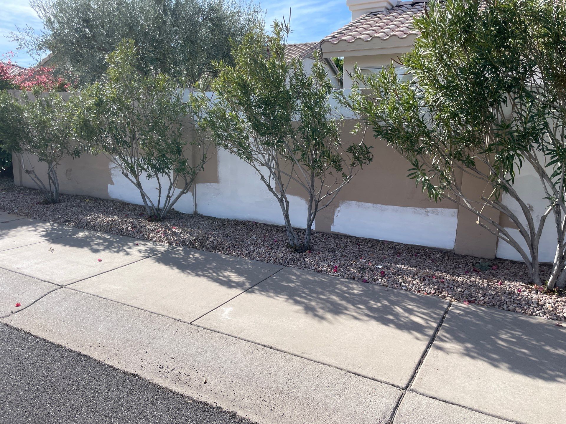 Gazzo - A Beautiful Home Exterior Transformation in Scottsdale, AZ with C&M Primer and Sherwin Williams Paints by Double G Painting Contractors, LLC