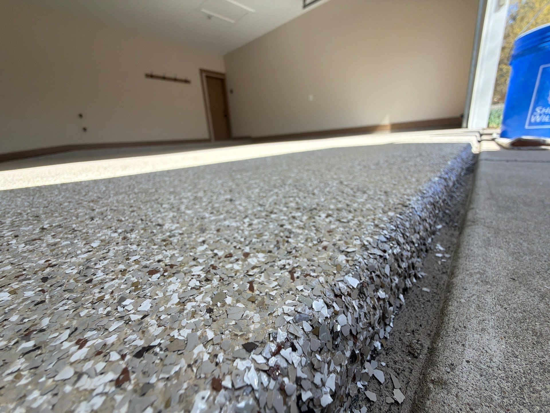 Garage Epoxy Flake Floor - Montague MI by Gordon Painting