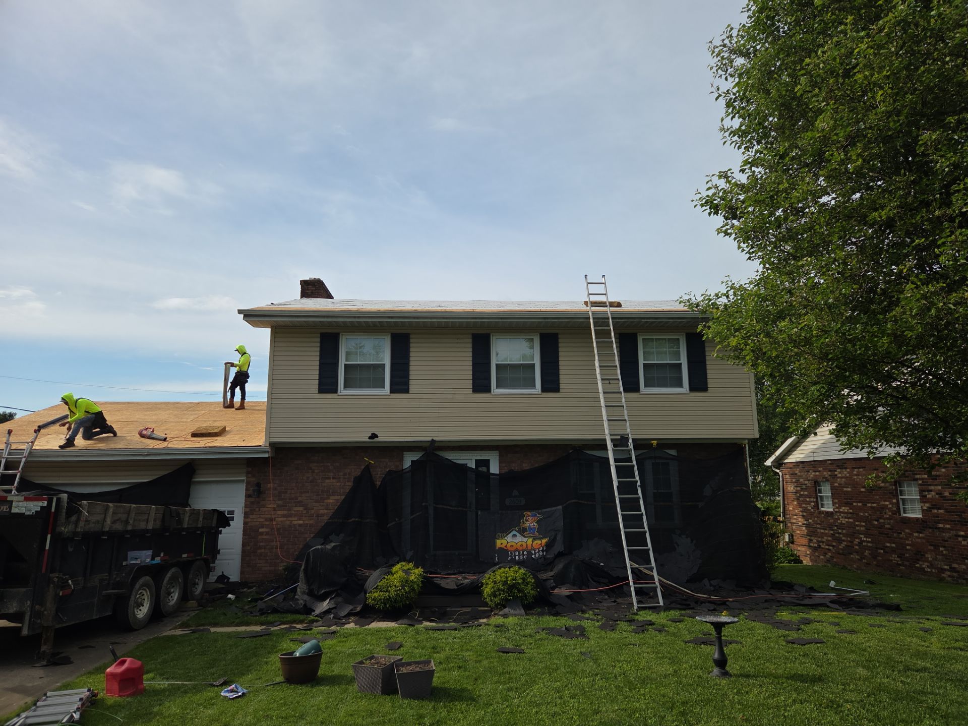 Residential Roofing Installation using Platinum Shield Roofing System from Mr. Roofer by Mr. Roofer