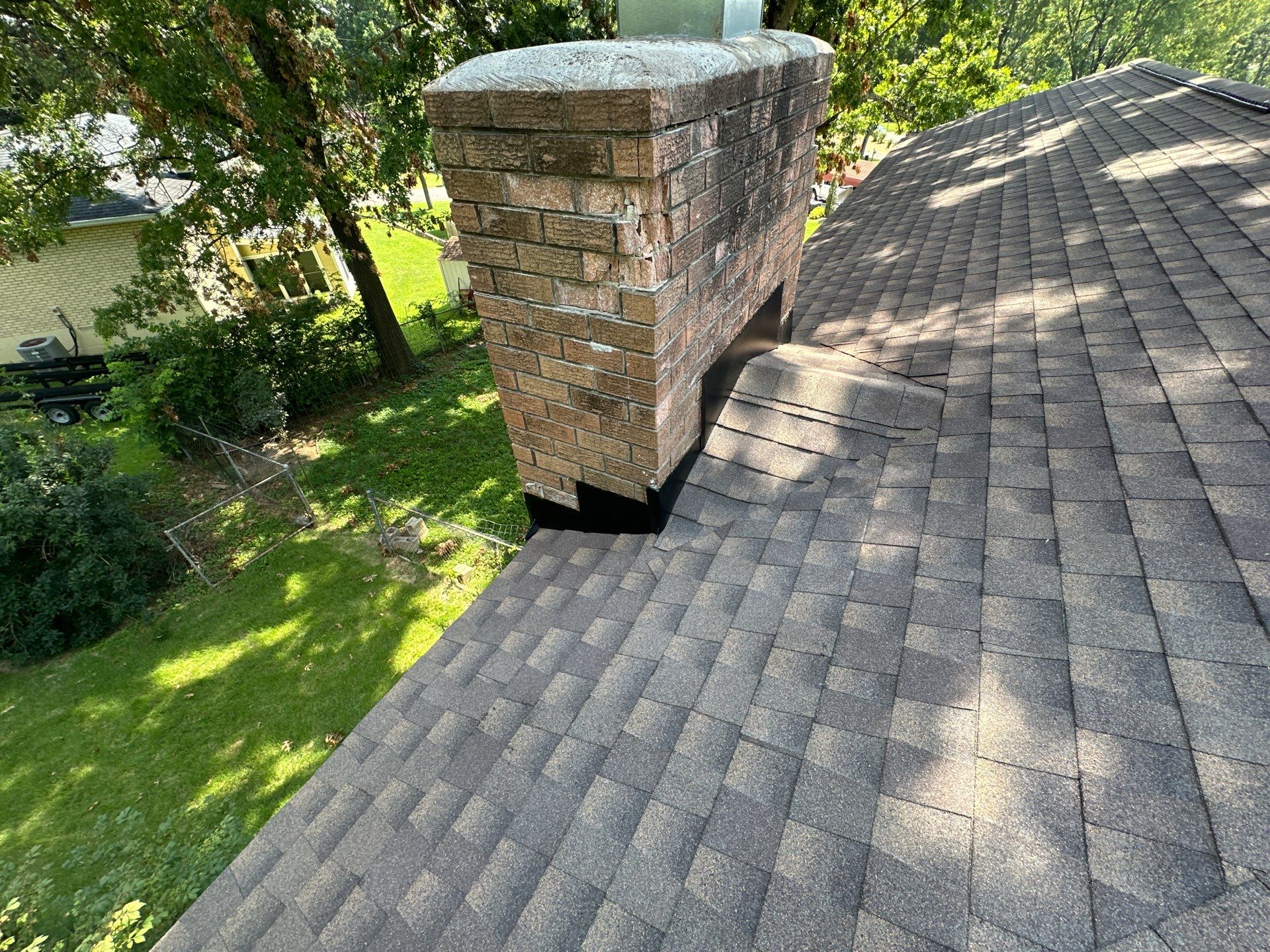 Residential Roofing Installation using GAF Timberline HDZ Barkwood by Undersun Roofing 