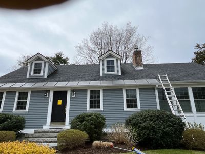 Rubber Roof Repair W/Chimney Reflash
