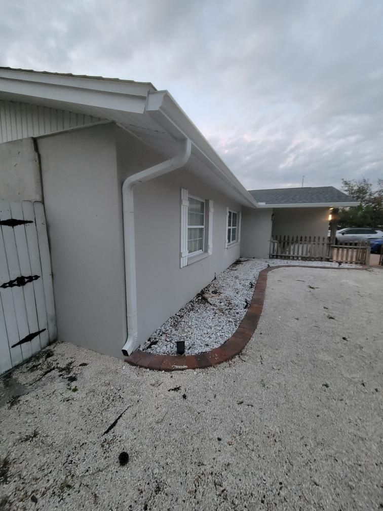 6-inch K-Style Gutter Installation in Sarasota FL by Gutter Professors