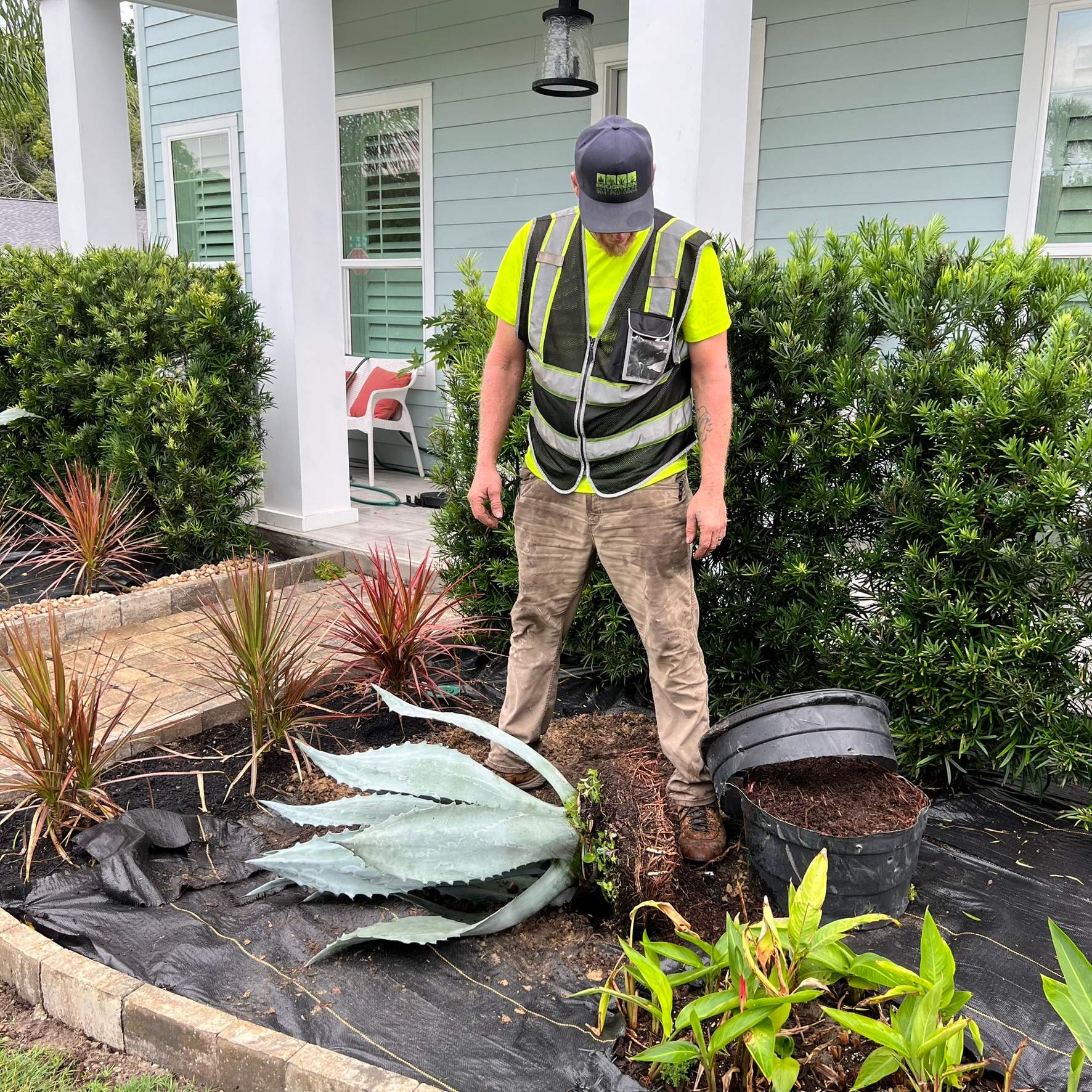 Rock & Agave Installation | Residential by ProGreen Services