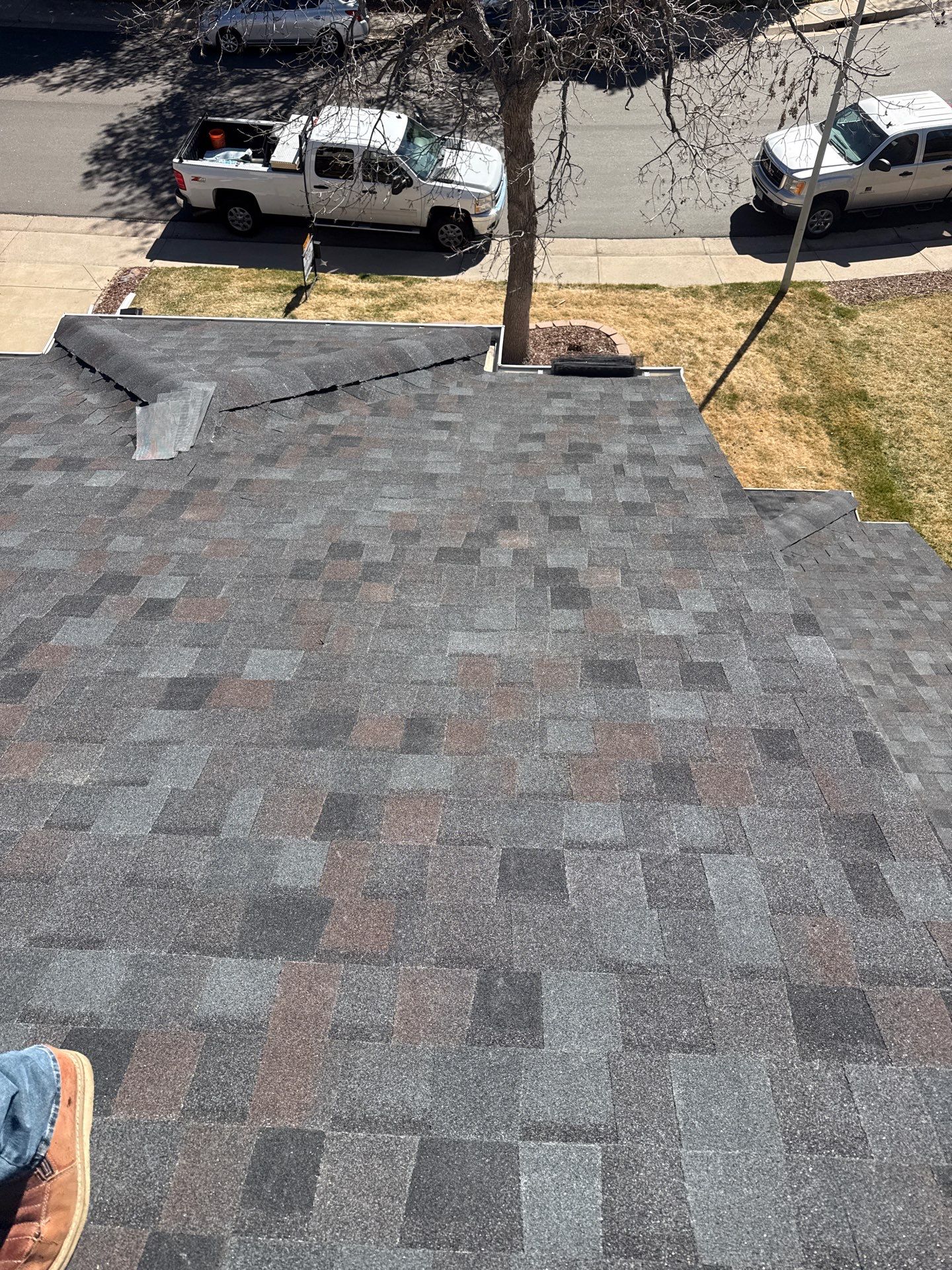 New Roof using Tamko - Stormfighter Flex - Black Walnut by RTP Roofing Company