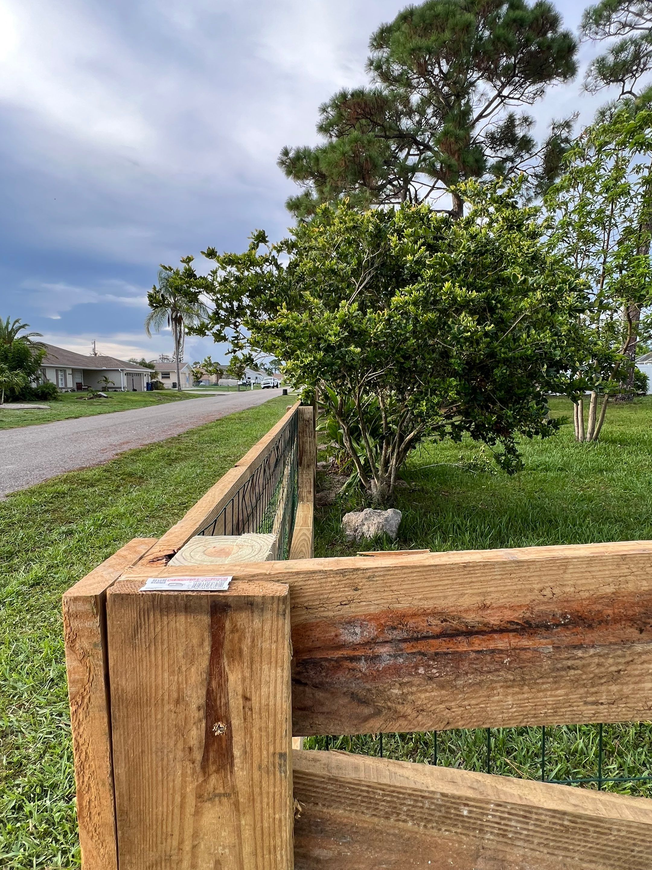 Wood Fence Installation using 4x10 Ranch Gate  by Asap fence and gates, LLC