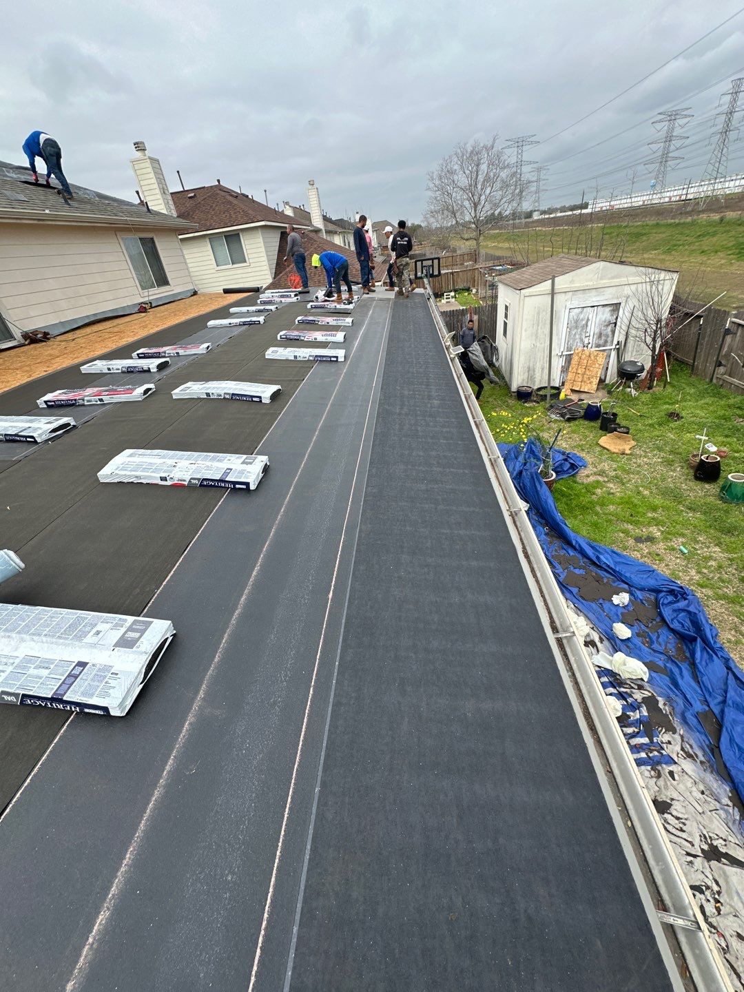 Residential Roofing Installation using Owen's Corning Duration (Lifetime) Shingles by Roof Repair Company