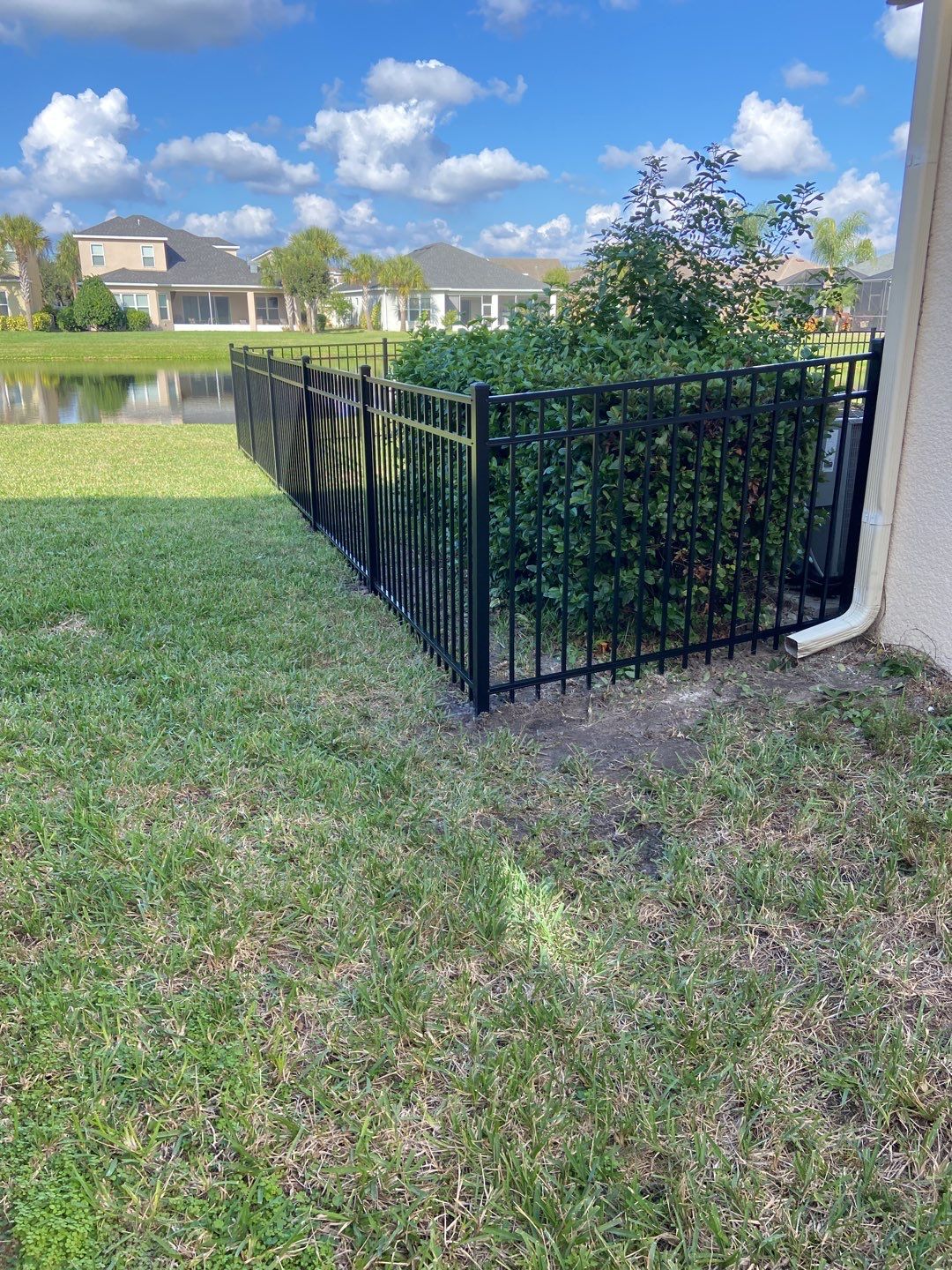 Bradenton, FL 4 ft. Tall 3-Rail Black Aluminum Fence by Asap fence and gates, LLC