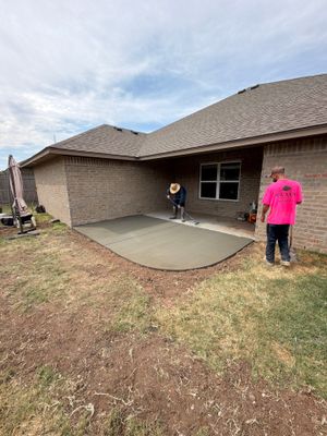 One Day Concrete Patio