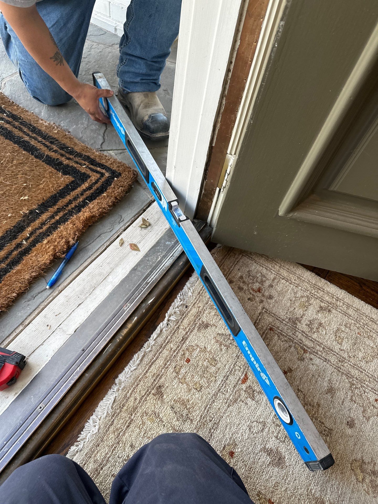 Custom Black Steel Double Door Entryway Upgrade in Dallas by Solara Custom Living