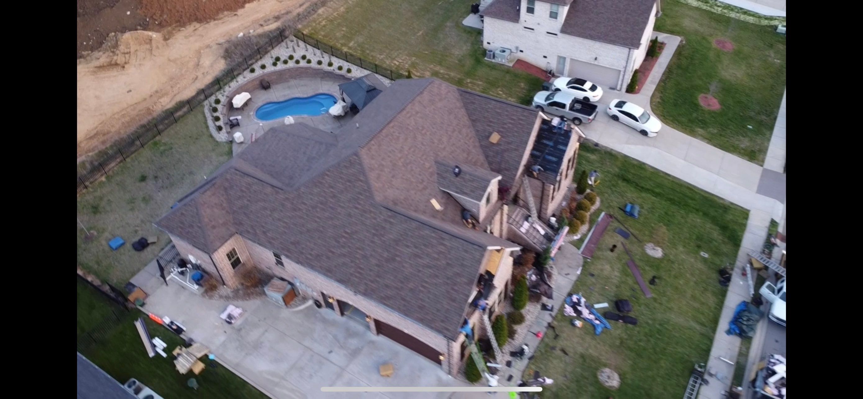 Roof replacement paid for by USAA - Duration shingles in Teak by Undersun Roofing 