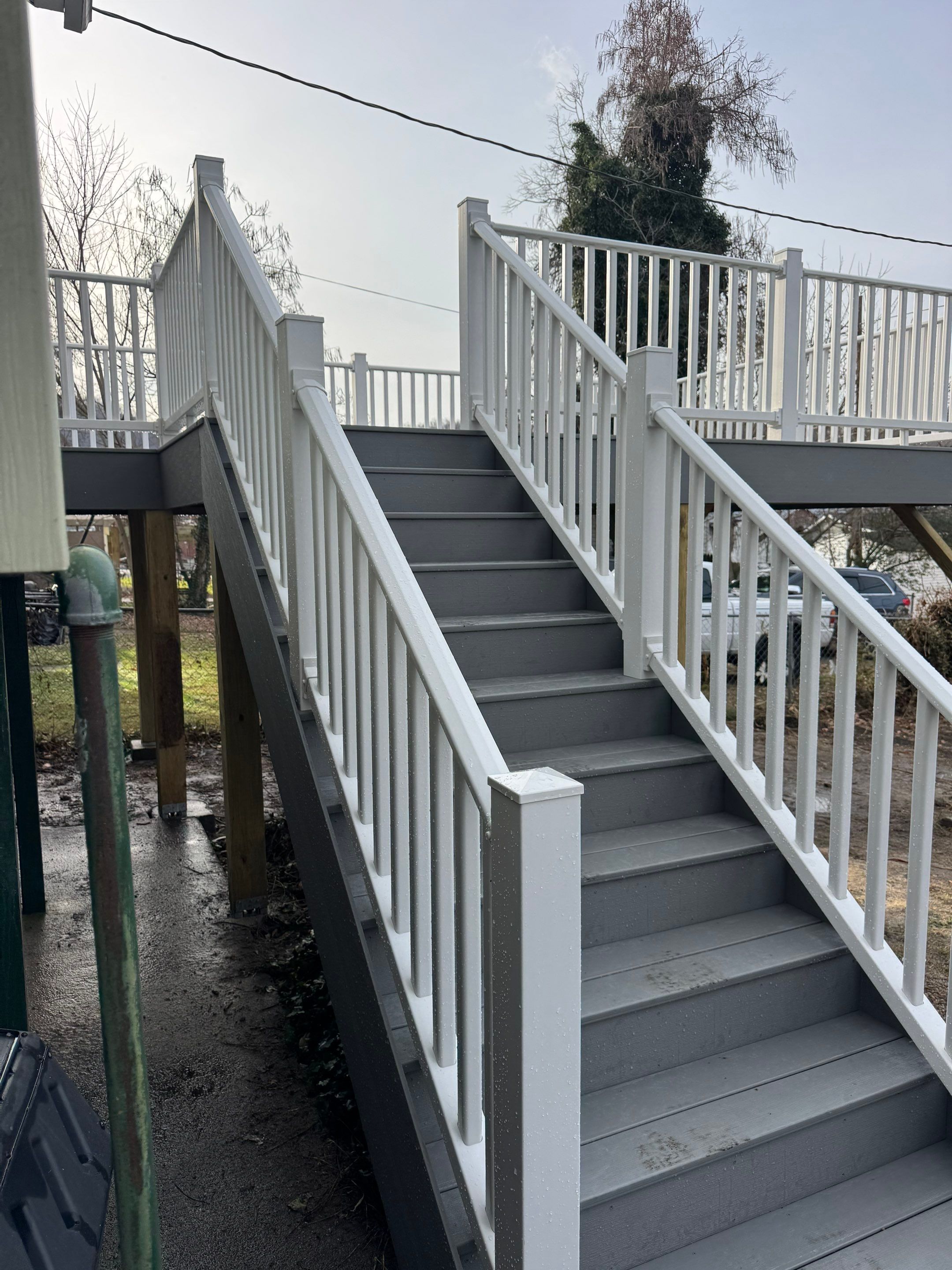 TimberTech Composite Deck and Vinyl Railing Replacement in Hinton by Walnut Hollow Decks & Outdoor Living