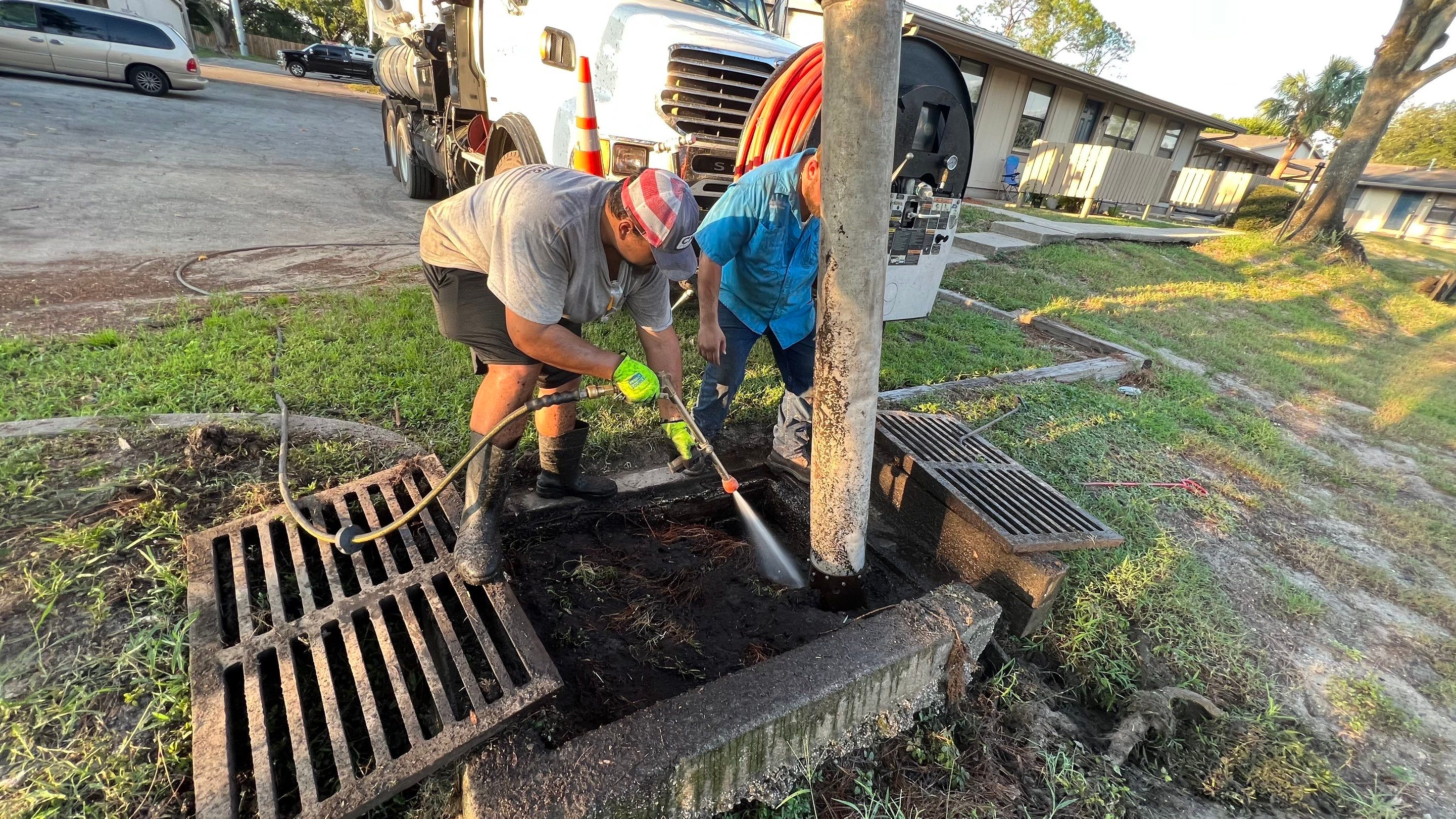 Apartment Complex Storm Water System Cleaning and Maintenance by Don Mar, Inc. Storm Water Solutions