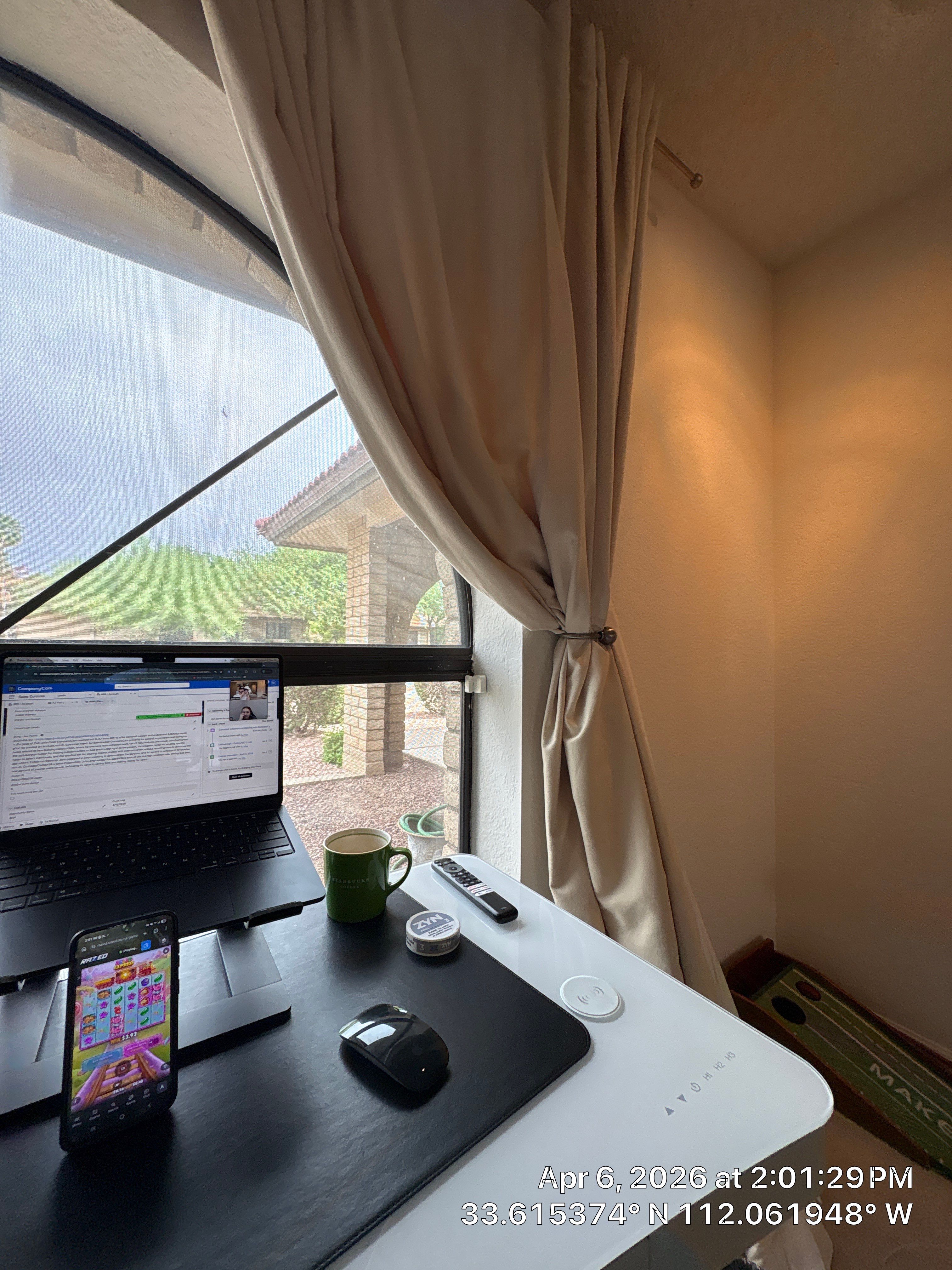 Phoenix Home Office Setup and Living Area Refresh by CompanyCam Sales Demo