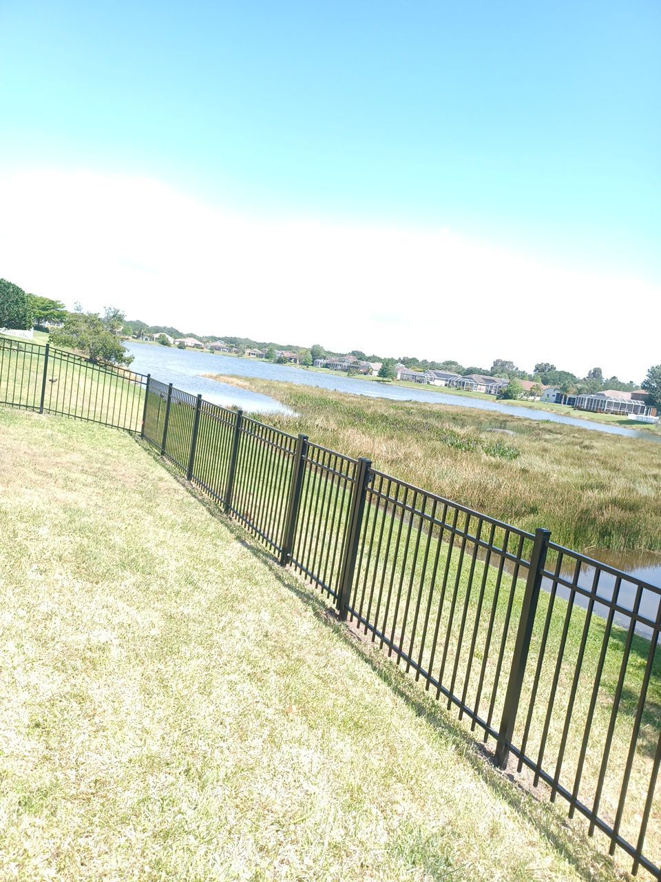 Palmetto, FL 4ft. Tall 3-Rail Black Aluminum by Asap fence and gates, LLC