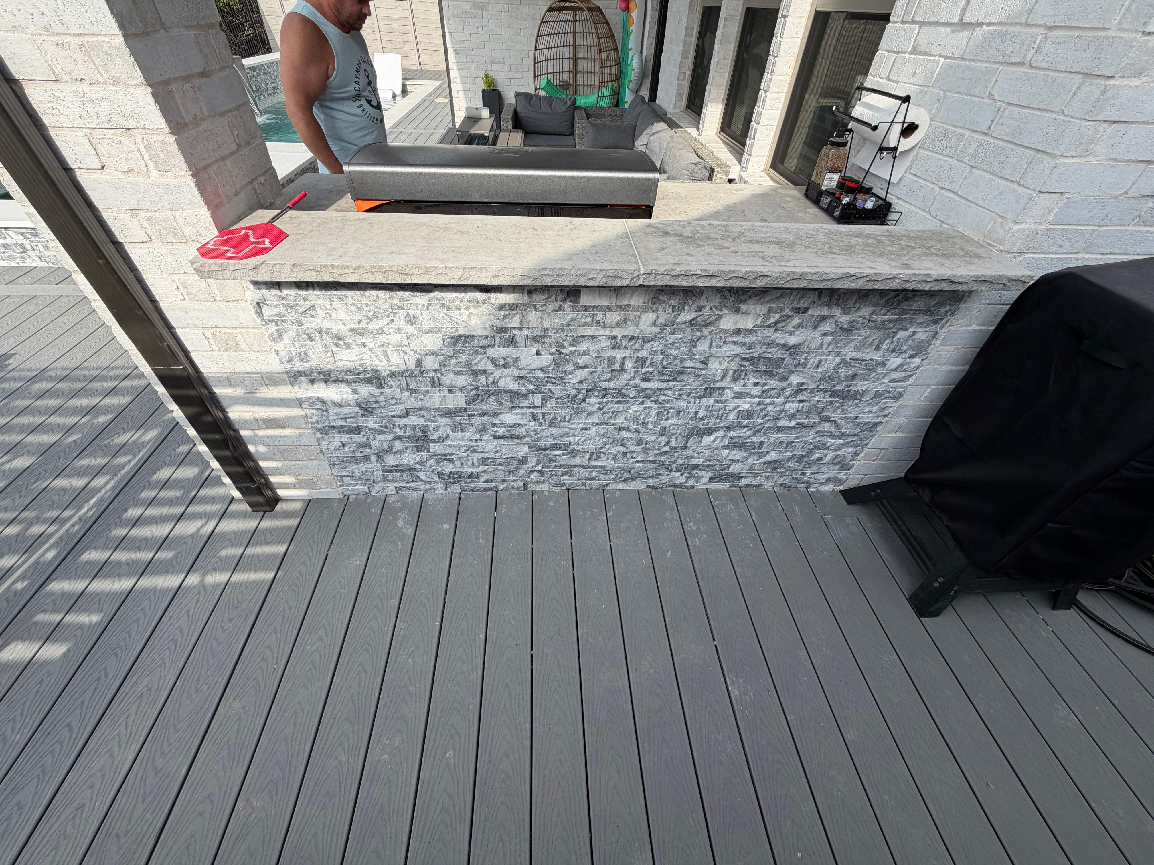 Modern Geometric Plunge Pool with Tanning Ledge by Pinnacle Pools and Spas - DFW