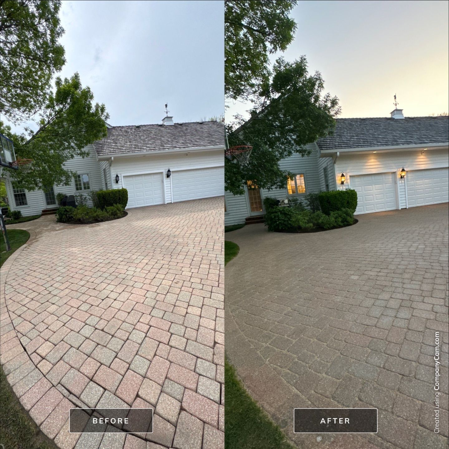 Project in Libertyville by Simmons Power & Soft Washing