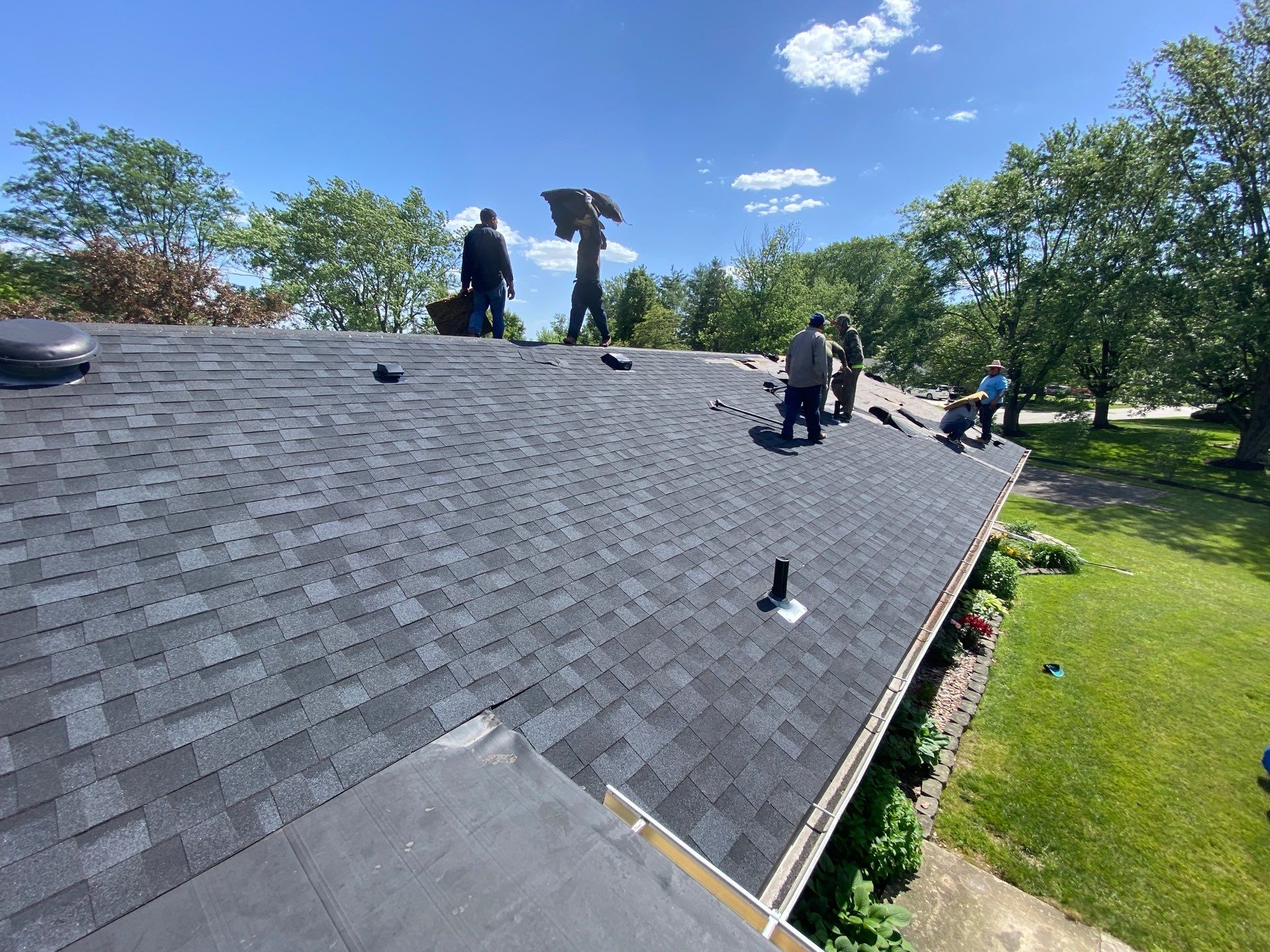 Project in Muncie, IN by Rodeffer Roofing INC
