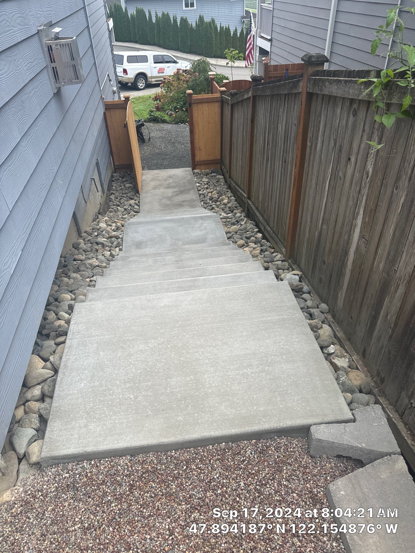 Jireh Outdoor Projects | Concrete Stair Repair and Retaining Wall by Jireh Asphalt & Concrete Inc 
