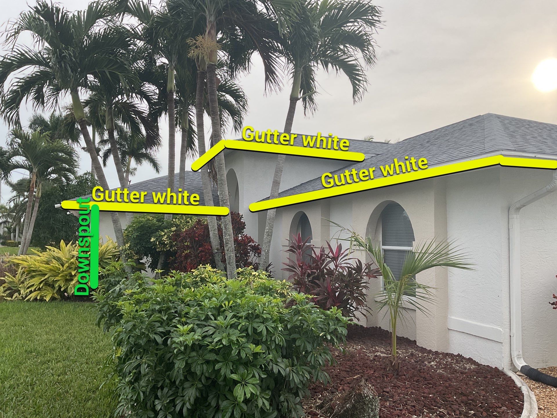 Soffit and Fascia Installation in Cape Coral FL by Gutter Professors