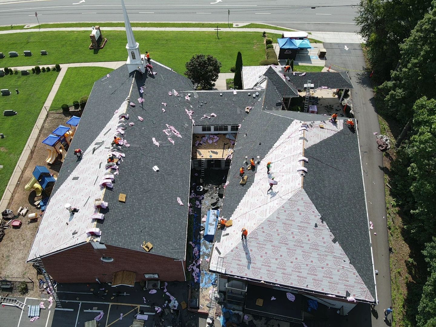 Bethelview Baptist by Inspector Roofing and Restoration