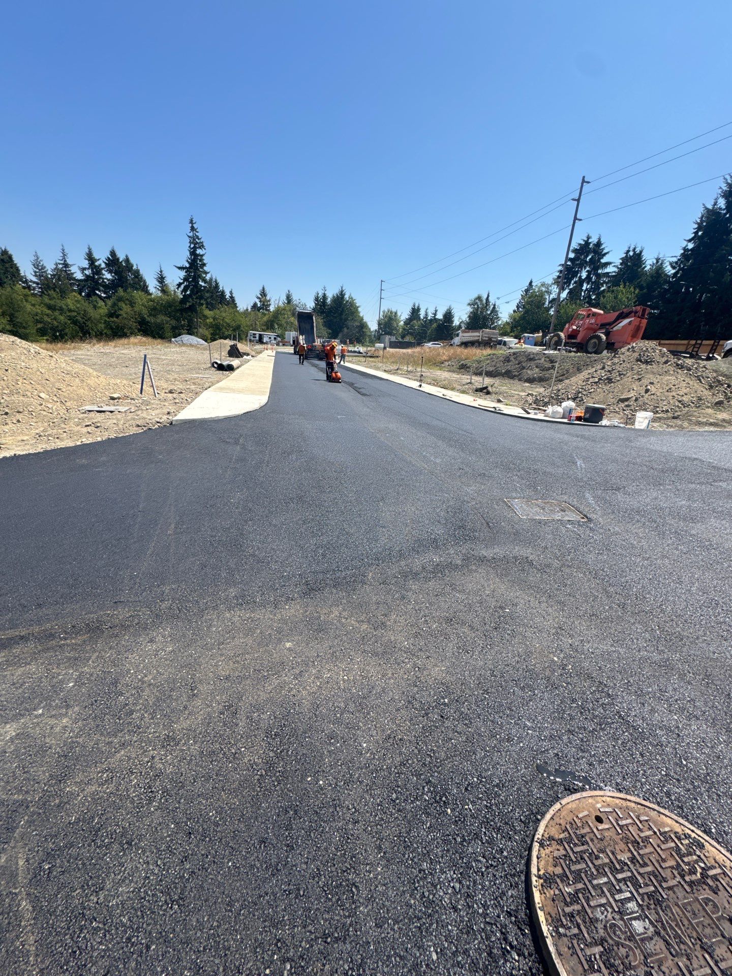 Asphalt Road Repair in Neighborhood  by Jireh Asphalt & Concrete Inc 