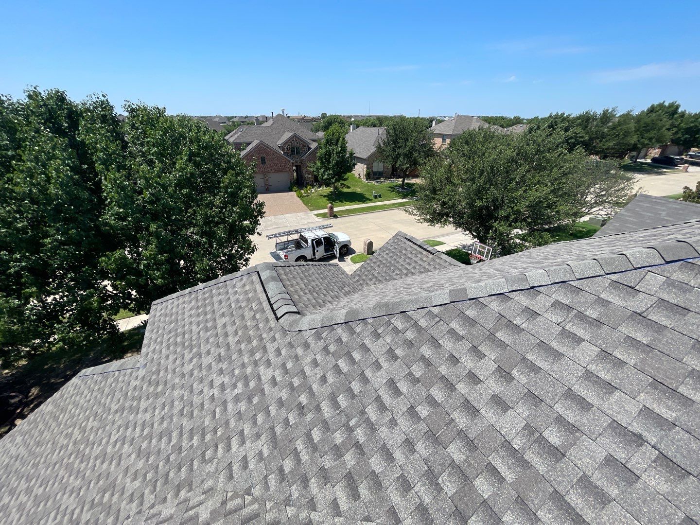Major Hail Storm Full Roof and Gutter Replacement by First United Roofing & Construction