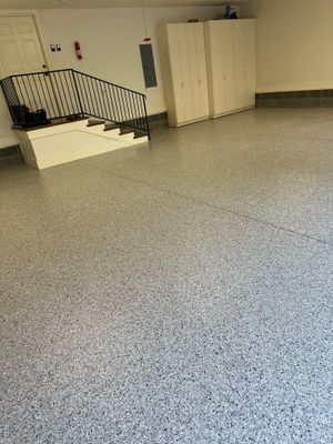 Garage Floor Coating using Cabin Fever