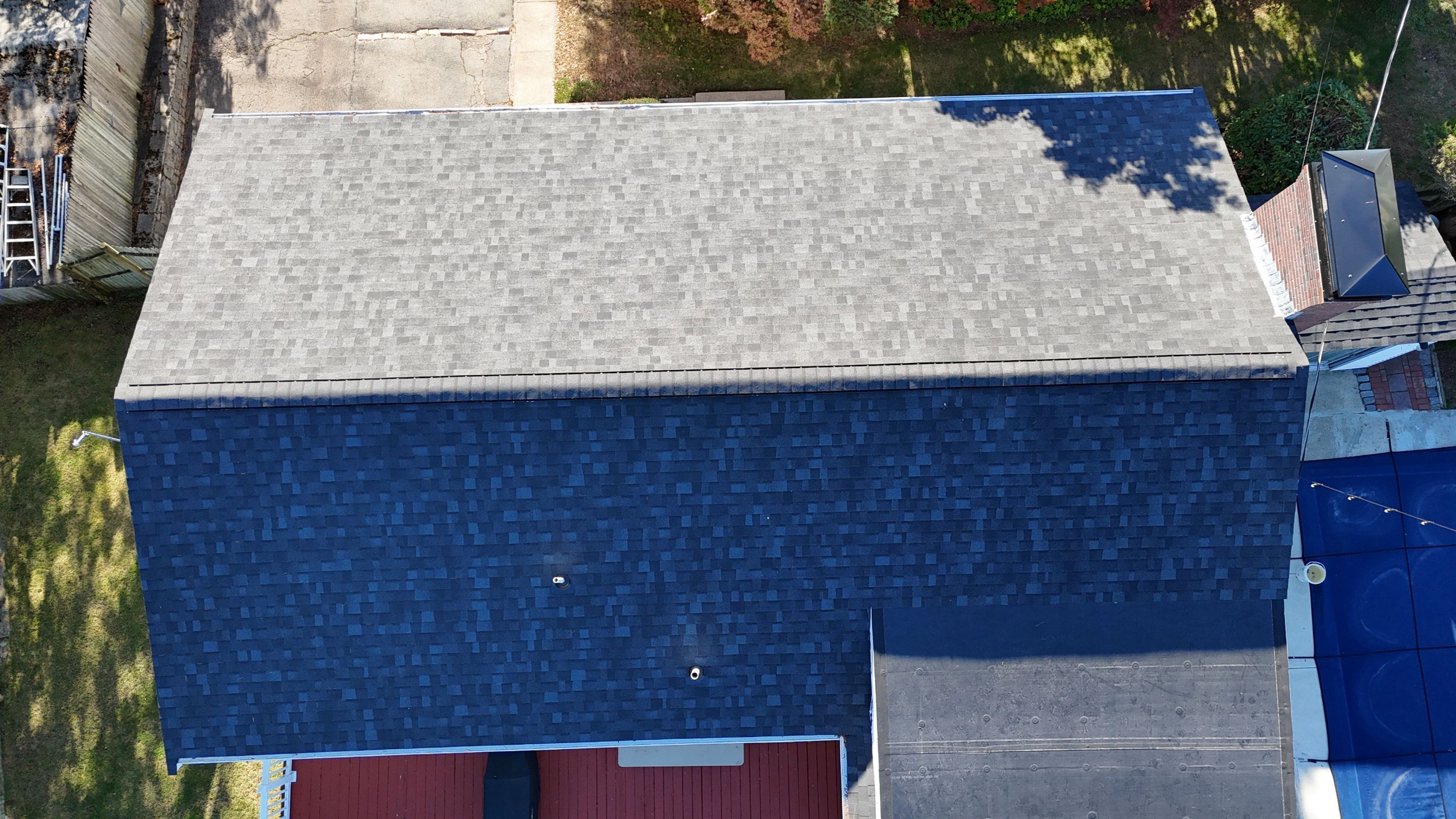 Full Roof Replacement, Rafter Repair & Gutter Upgrade in Norwood, MA – Owens Corning Duration, Onyx Black by JOHNNYS PRO