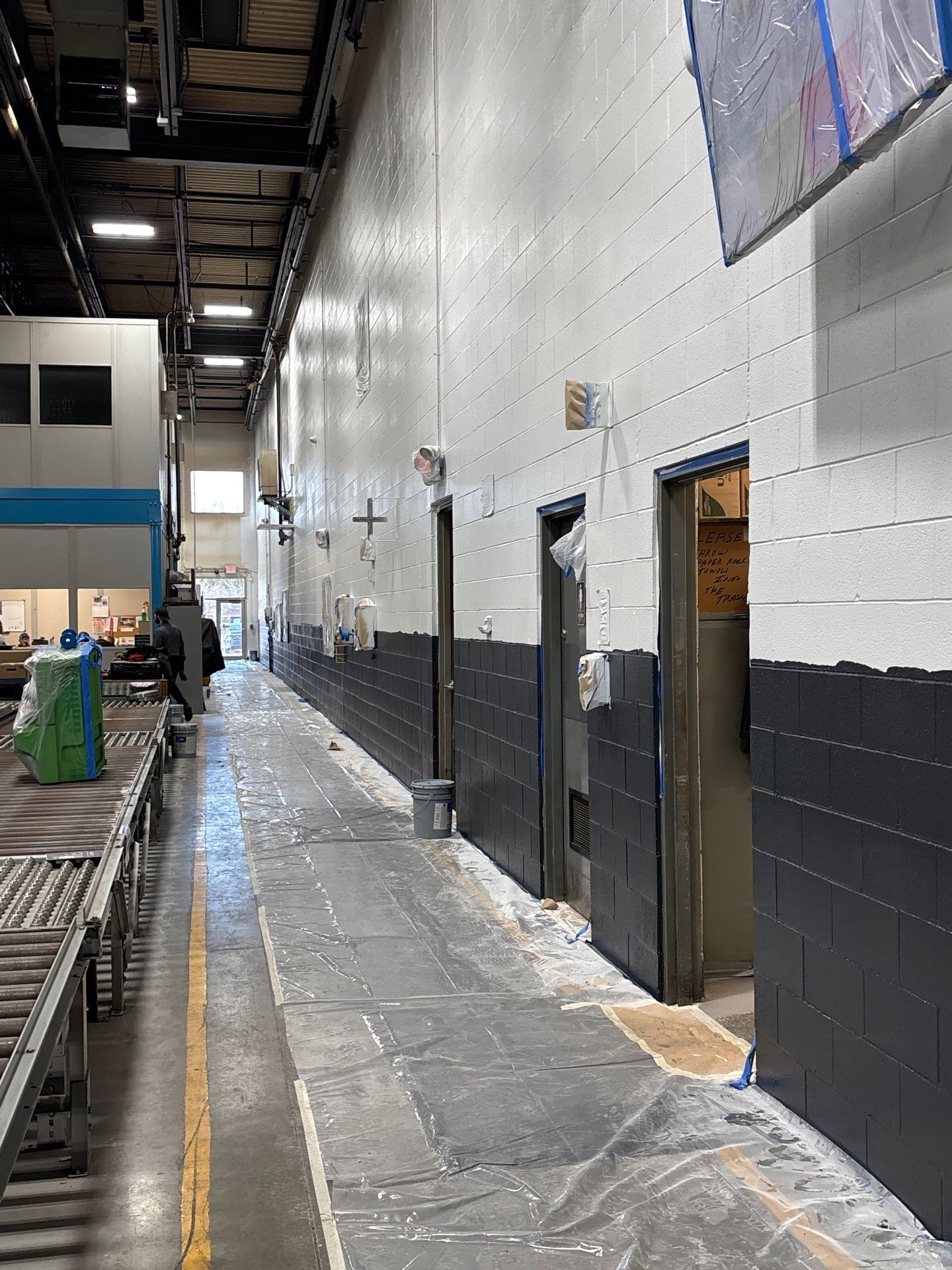Factory Interior using Pro Industrial Multi-Surface Acrylic by Paint Platoon USA