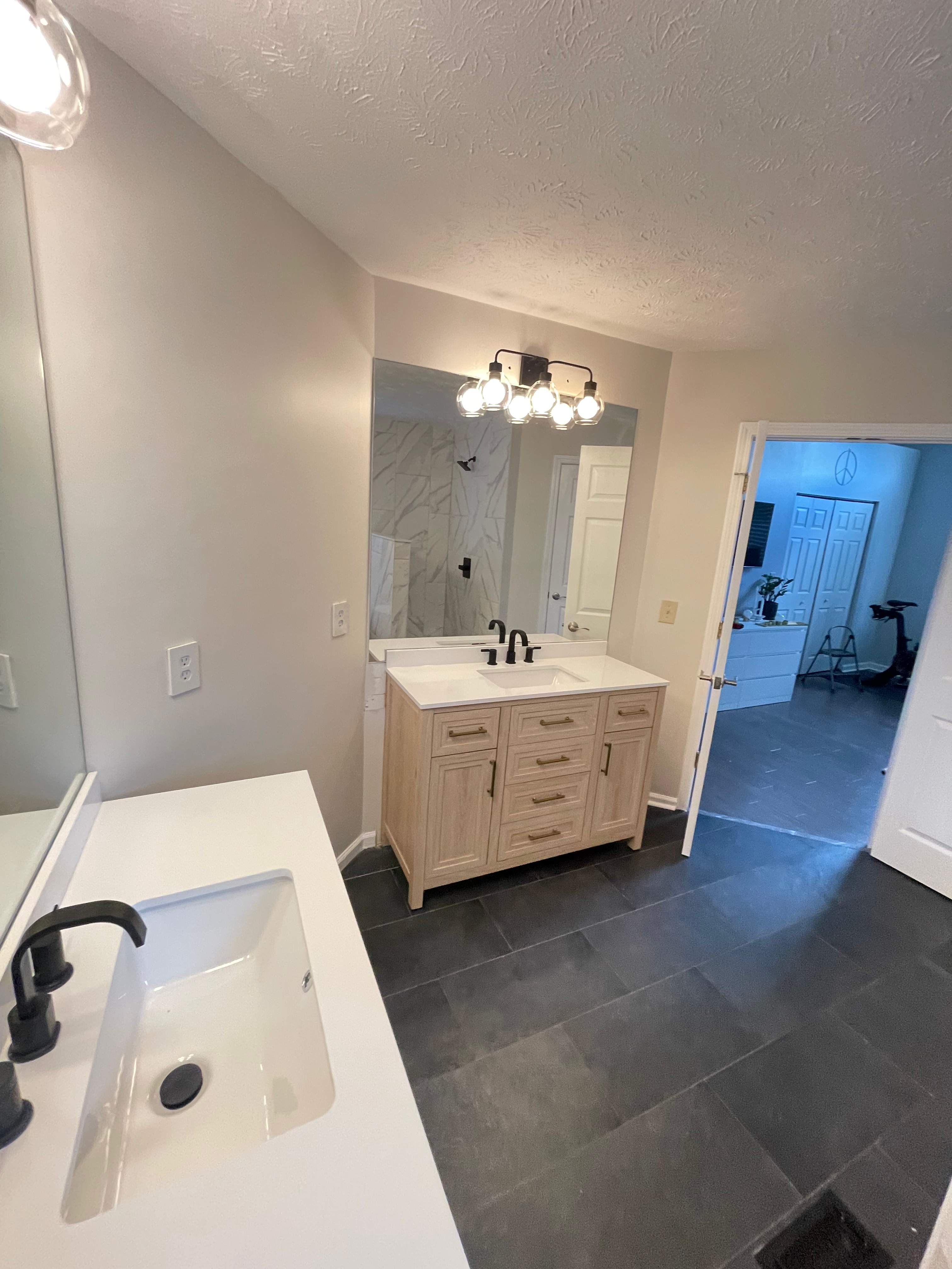 Master bathroom renovation by Prudencio
