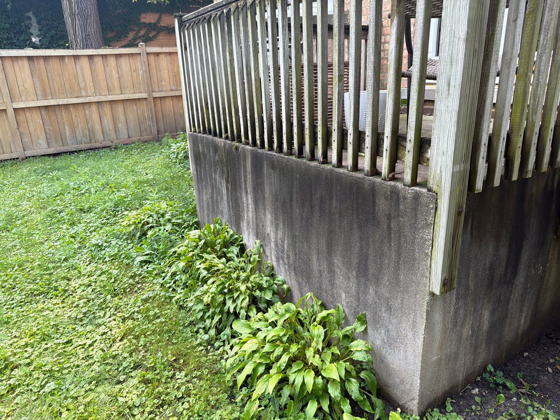 Wood fence cleaning and sealing by Northern Power Washing LLC.